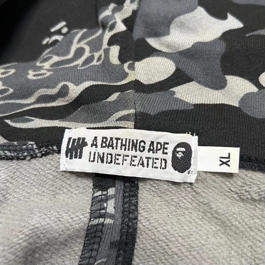 Bape × Undefeated BAPE UND COLOR CAMO SHARK FULL ZIP HOODIE Size US XL / EU 56 / 4 - 7 Thumbnail