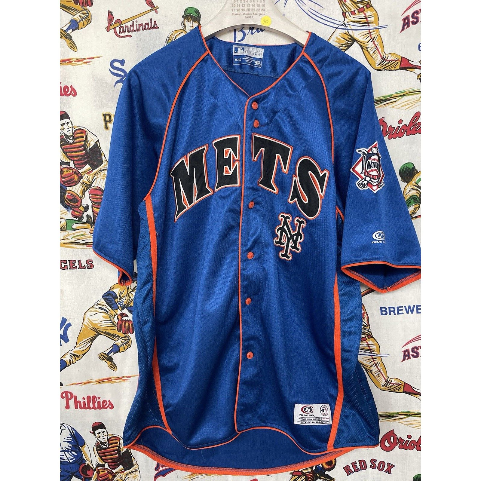 Other VTG MLB New York Mets National League True Fan Satin Blue Je Size US XL / EU 56 / 4 - 1 Thumbnail
