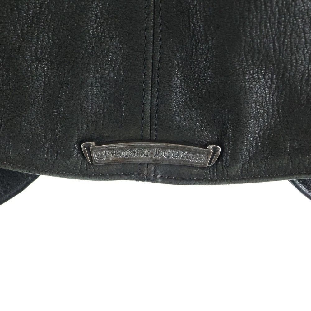 Chrome Hearts Classic 2 Button Leather Vest