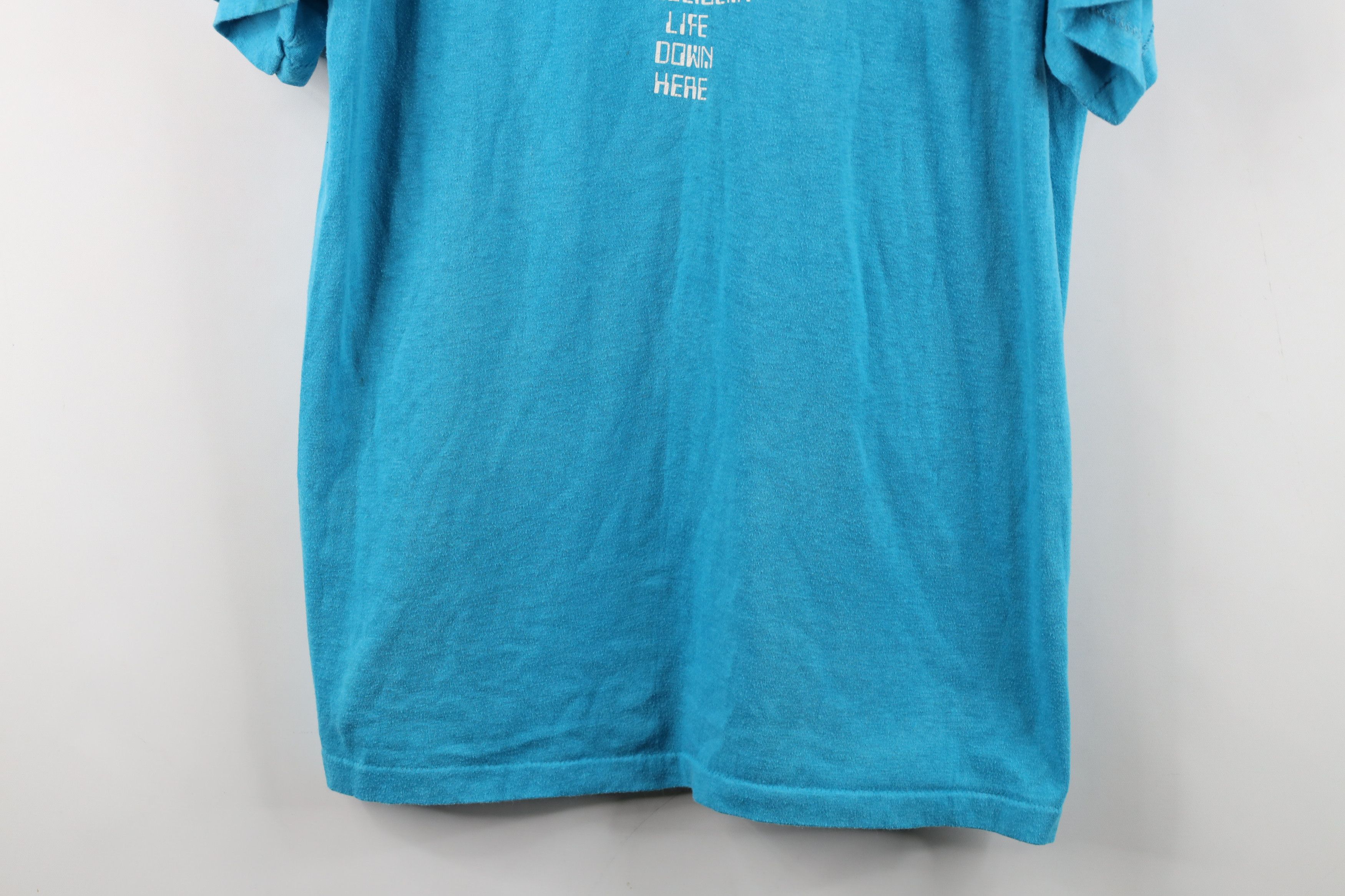 Vintage Vintage 70s 80s Captain Kirk Star Trek T-Shirt Blue USA Size US XL / EU 56 / 4 - 3 Thumbnail