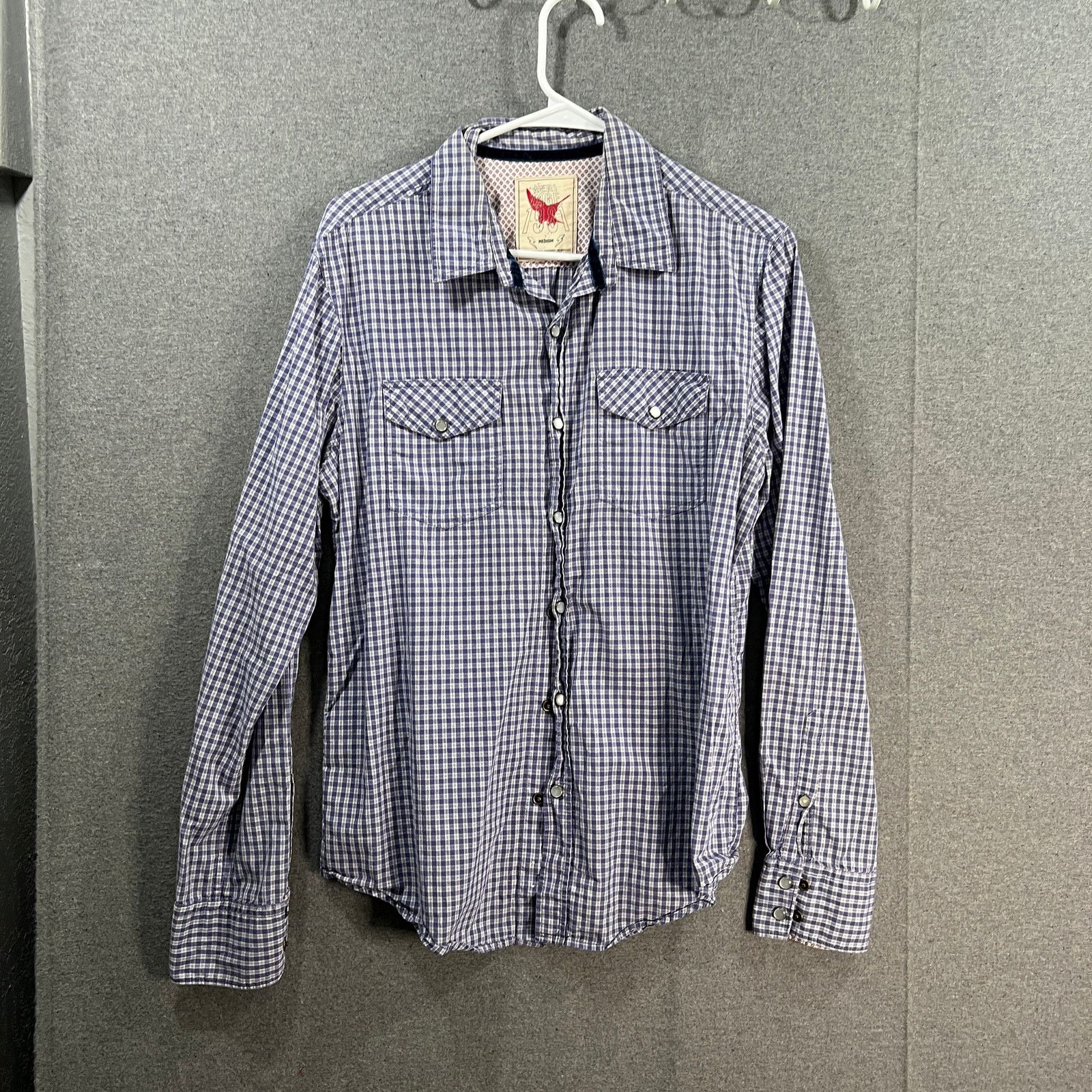 Other Heritage 1981 Men's Long-sleeve Button-up Shirt Blue Size US M / EU 48-50 / 2 - 1 Thumbnail