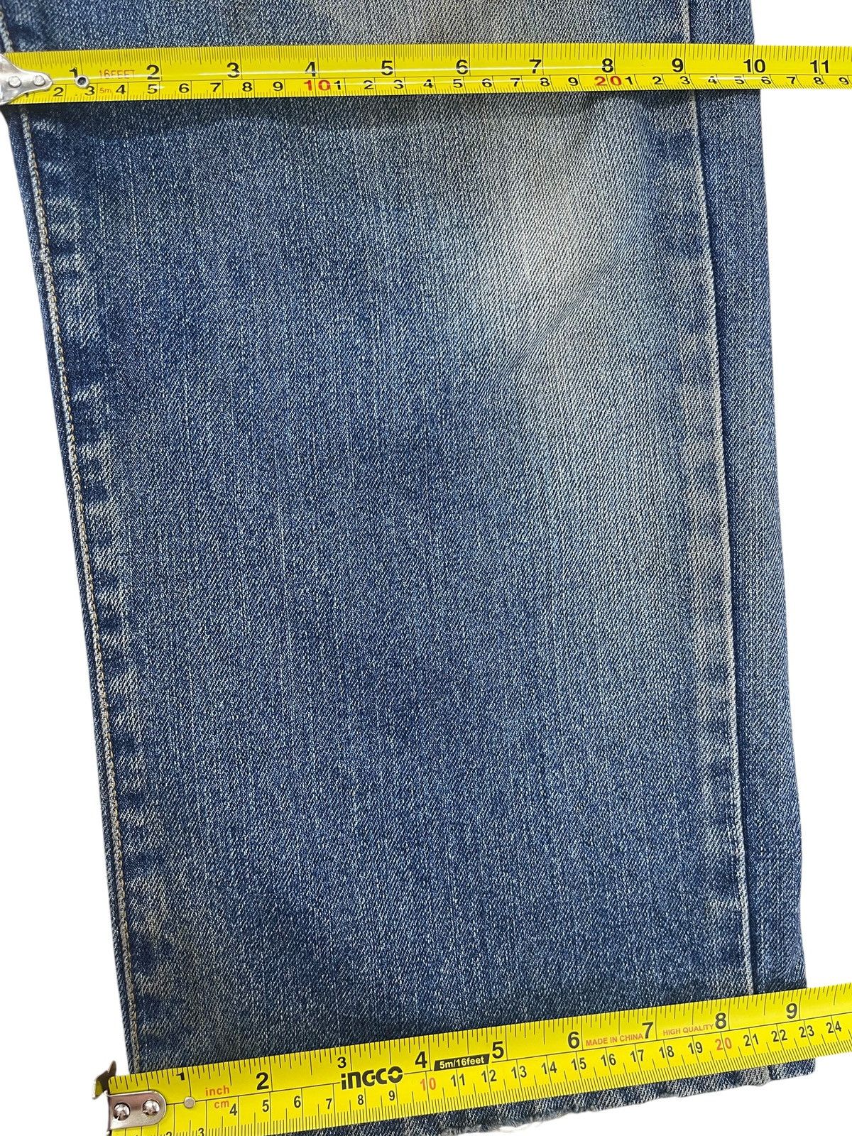 Japanese Brand Japanese Brand Mud Wash Whiskered Style Baggy Jeans Size US 32 / EU 48 - 9 Thumbnail