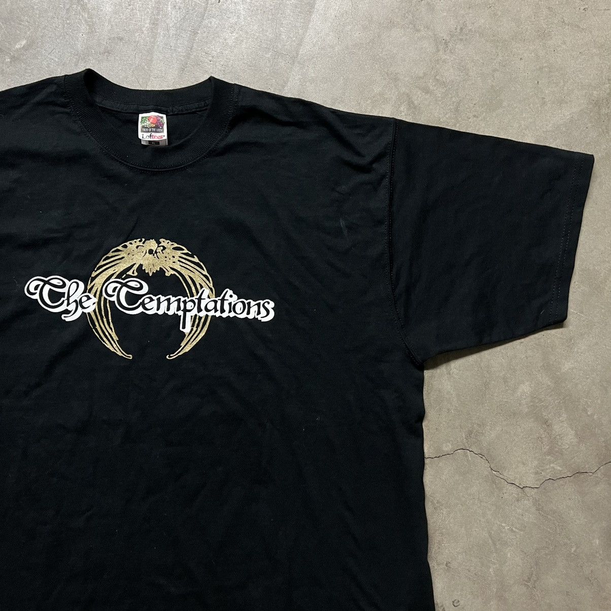 Band Tees × Fruit Of The Loom × Vintage Vintage 90’s The Temptations Motown Band T-Shirt Size US XL / EU 56 / 4 - 1 Thumbnail