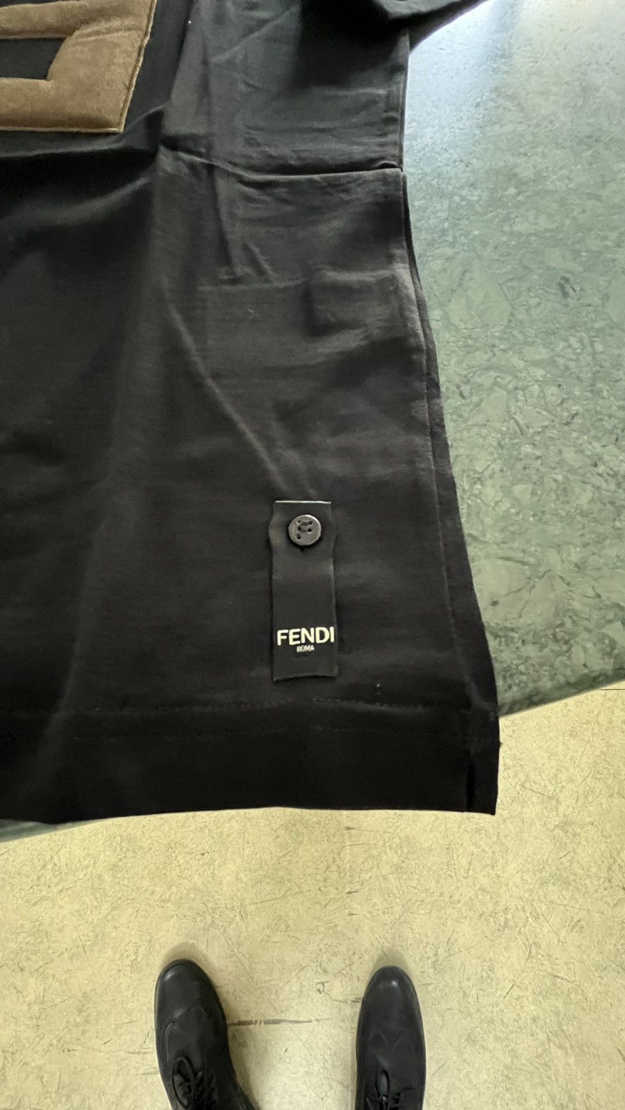 Fendi Fendi FF logo tshirt big leather logo New with tags Size US S / EU 44-46 / 1 - 4 Thumbnail