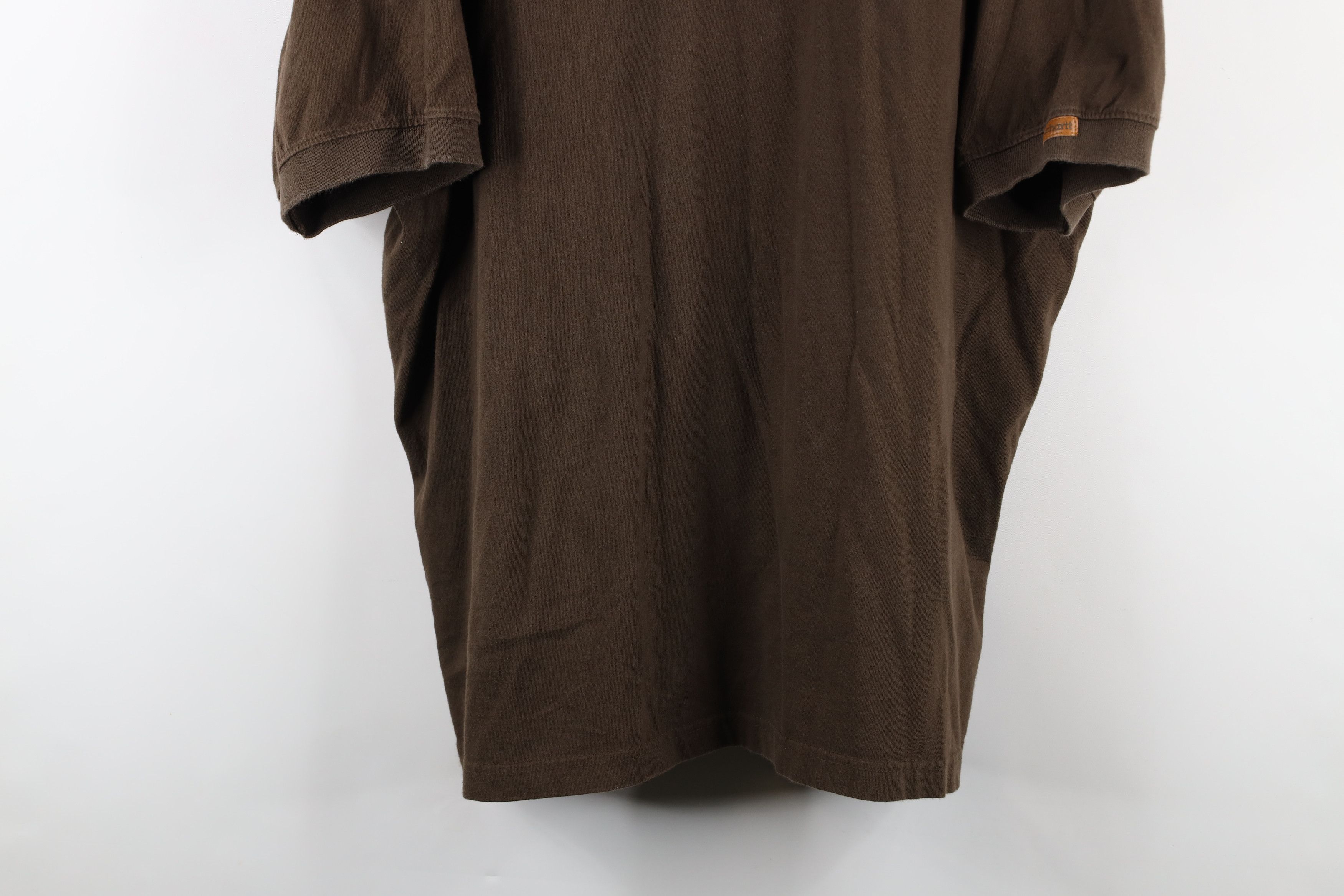 Carhartt × Vintage Vintage 90s Carhartt Spell Short Sleeve Polo Shirt Cotton Size US XXL / EU 58 / 5 - 3 Thumbnail