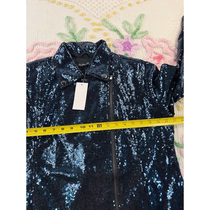 & Other Stories Colleen Lopez Dazzling Blue Jacket with Sparkle NWT L Size L / US 10 / IT 46 - 3 Thumbnail