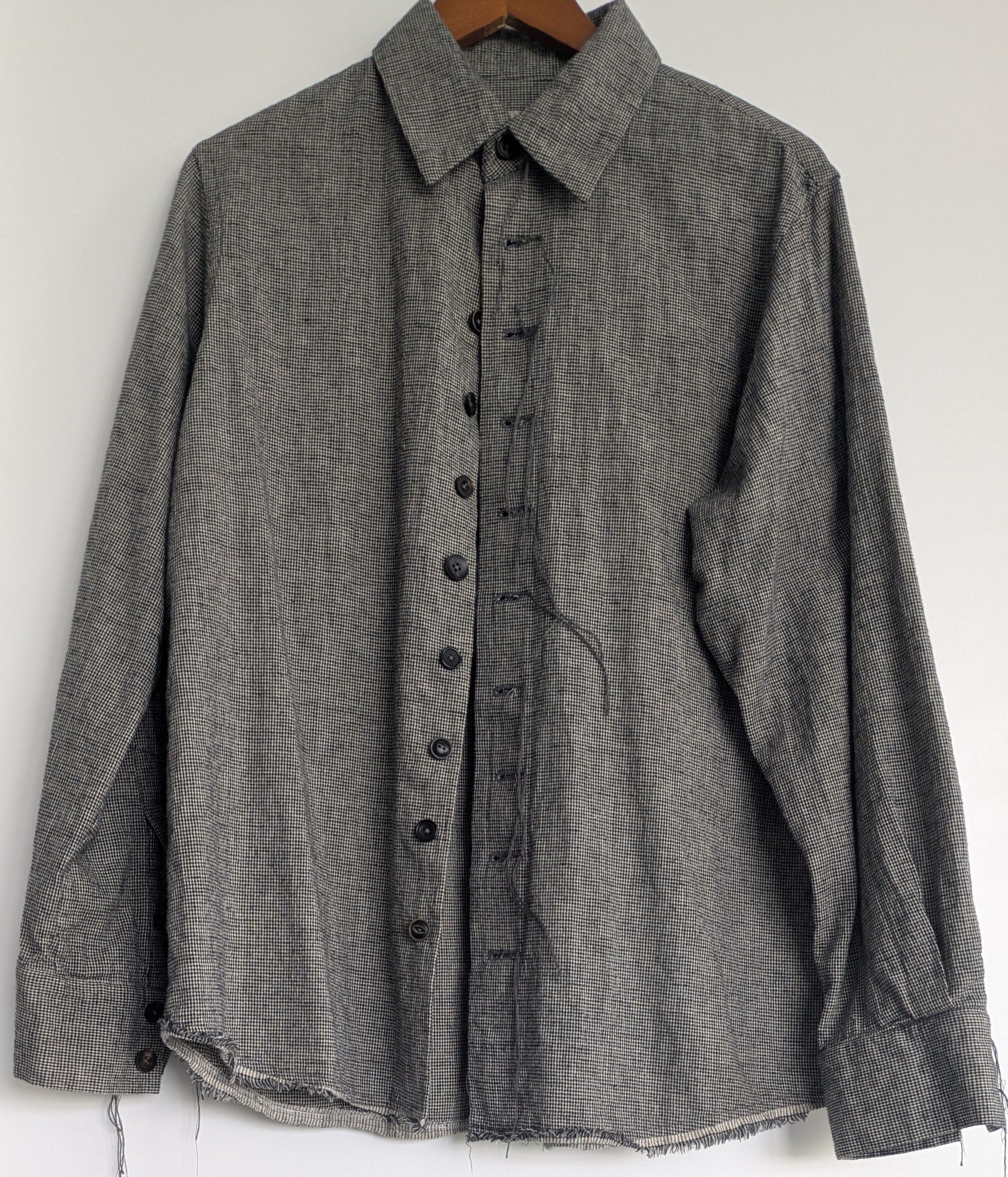 Other A Tentative Atelier Garment Washed Houndstooth Shirt Size US M / EU 48-50 / 2 - 1 Thumbnail
