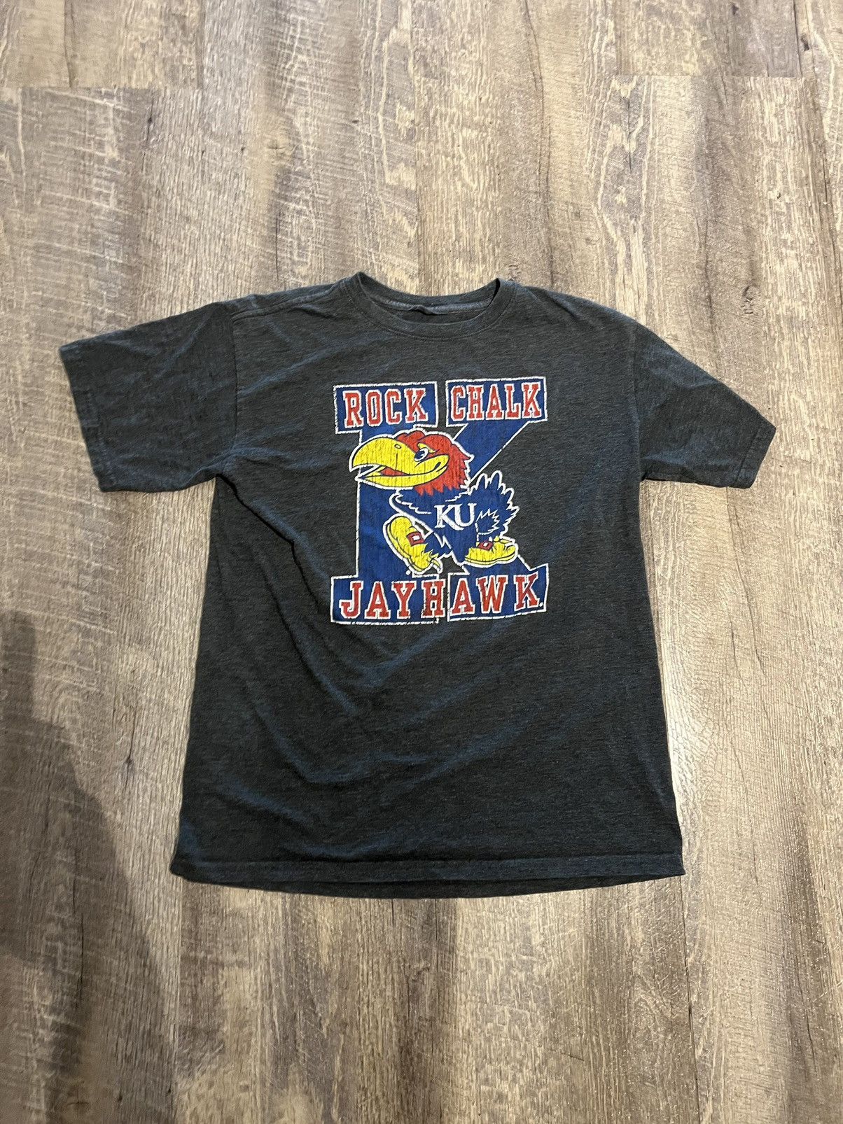 Vintage Rock Chalk Jayhawks Vintage Tee Size US S / EU 44-46 / 1 - 1 Preview