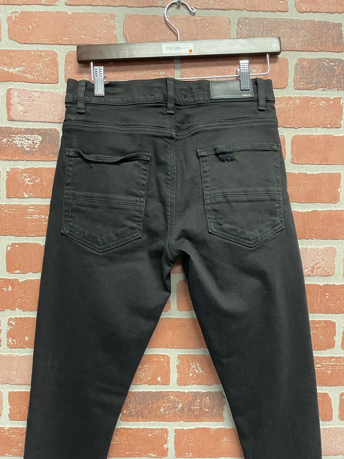 Amiri Size 31 - AMIRI Stacked Skinny Jeans Black Distressed Size US 31 - 5 Thumbnail