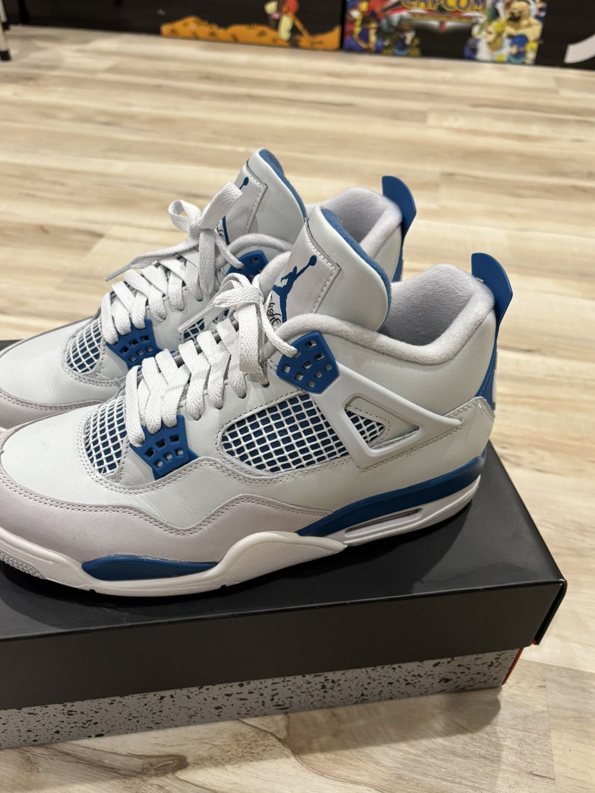 Jordan Brand Jordan 4 military blue Size US 8.5 / EU 41-42 - 5 Thumbnail