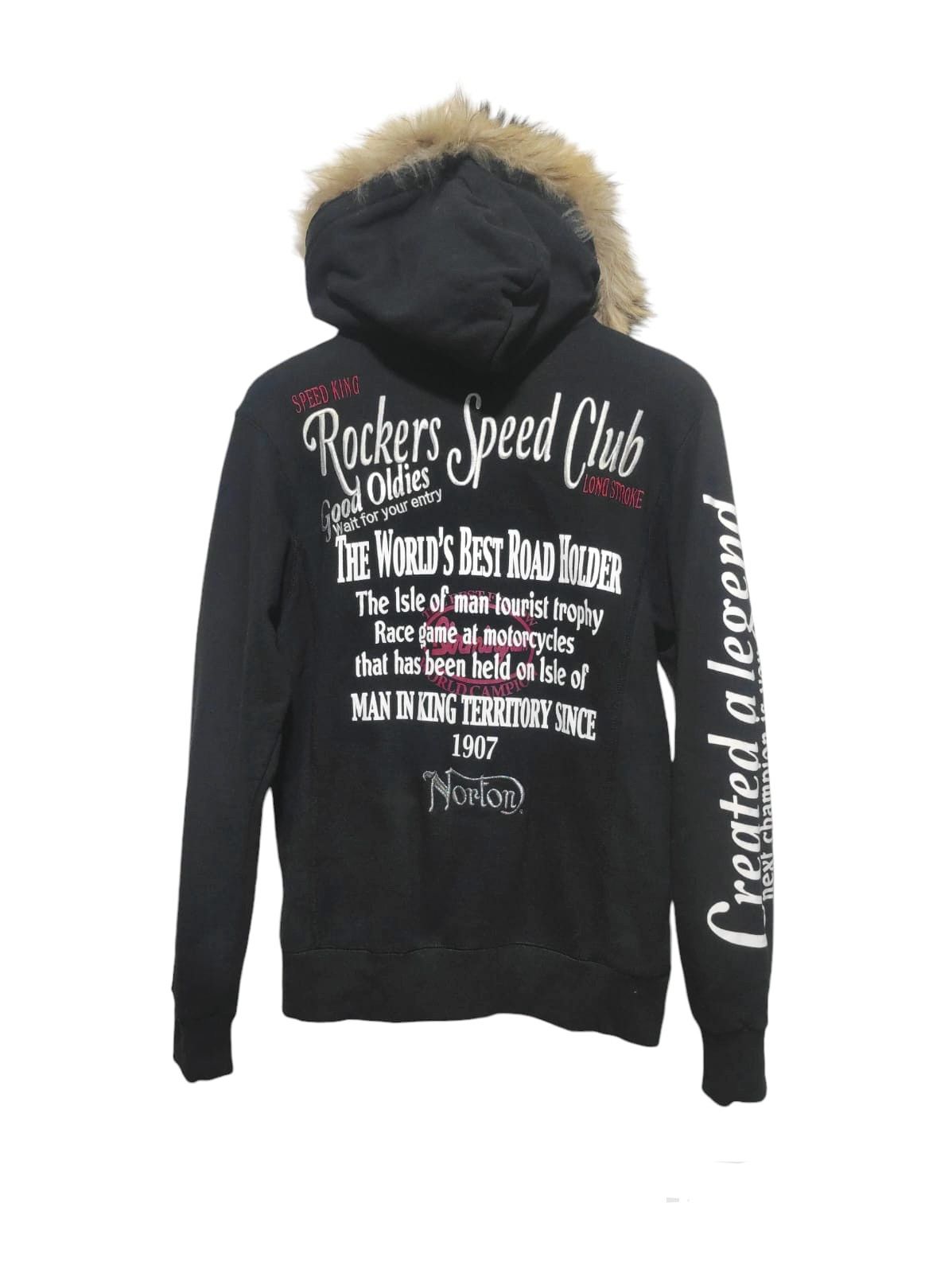 Affliction Norton Embroidery Zip Fur Hoodie ifsixwasnine lgb style Size US M / EU 48-50 / 2 - 1 Thumbnail