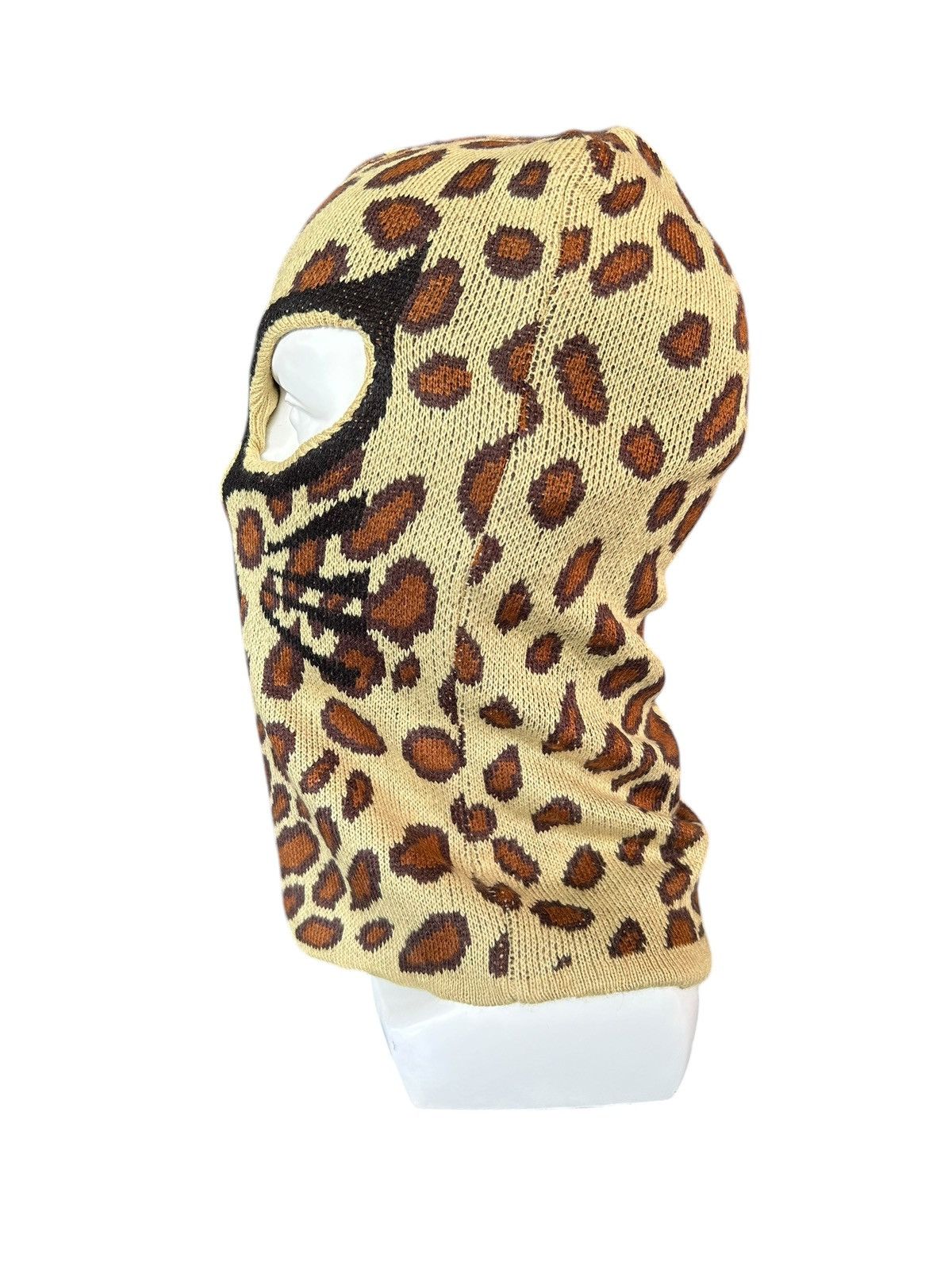 Japanese Brand × Kapital × Vintage Balaclava Masked Leopard Japanese Style RaRe Design ☠️☠️ Size ONE SIZE - 3 Thumbnail