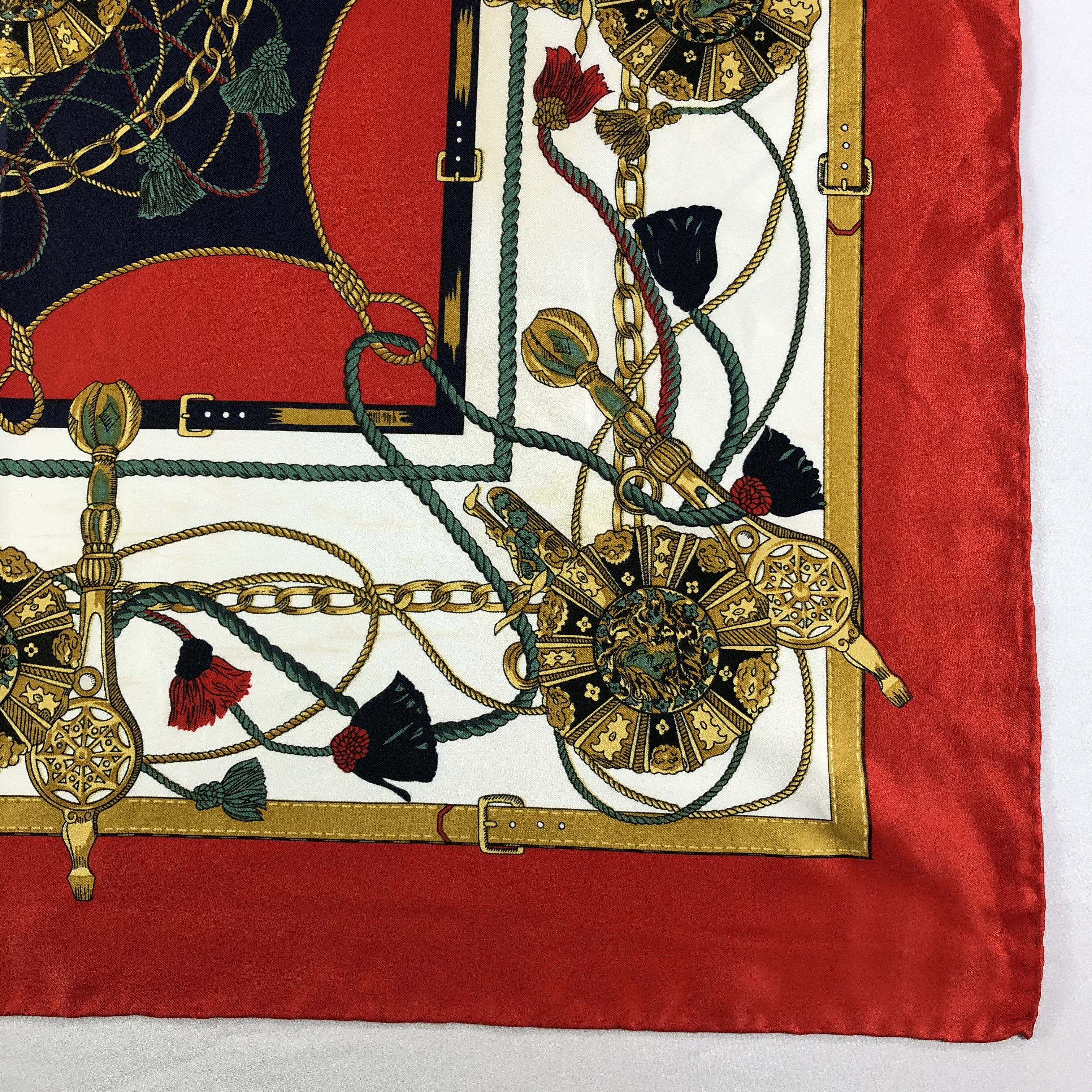 Vintage Vintage Silk Scarf Size ONE SIZE - 4 Thumbnail