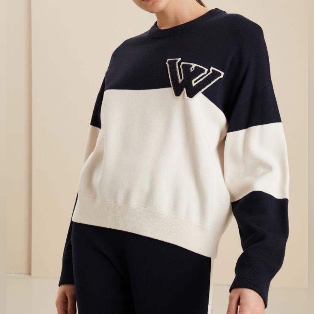 Designer Weekend Max Mara Label-cut Logo Knitted Yarn Sweater Sz:M Size M / US 6-8 / IT 42-44 - 3 Thumbnail
