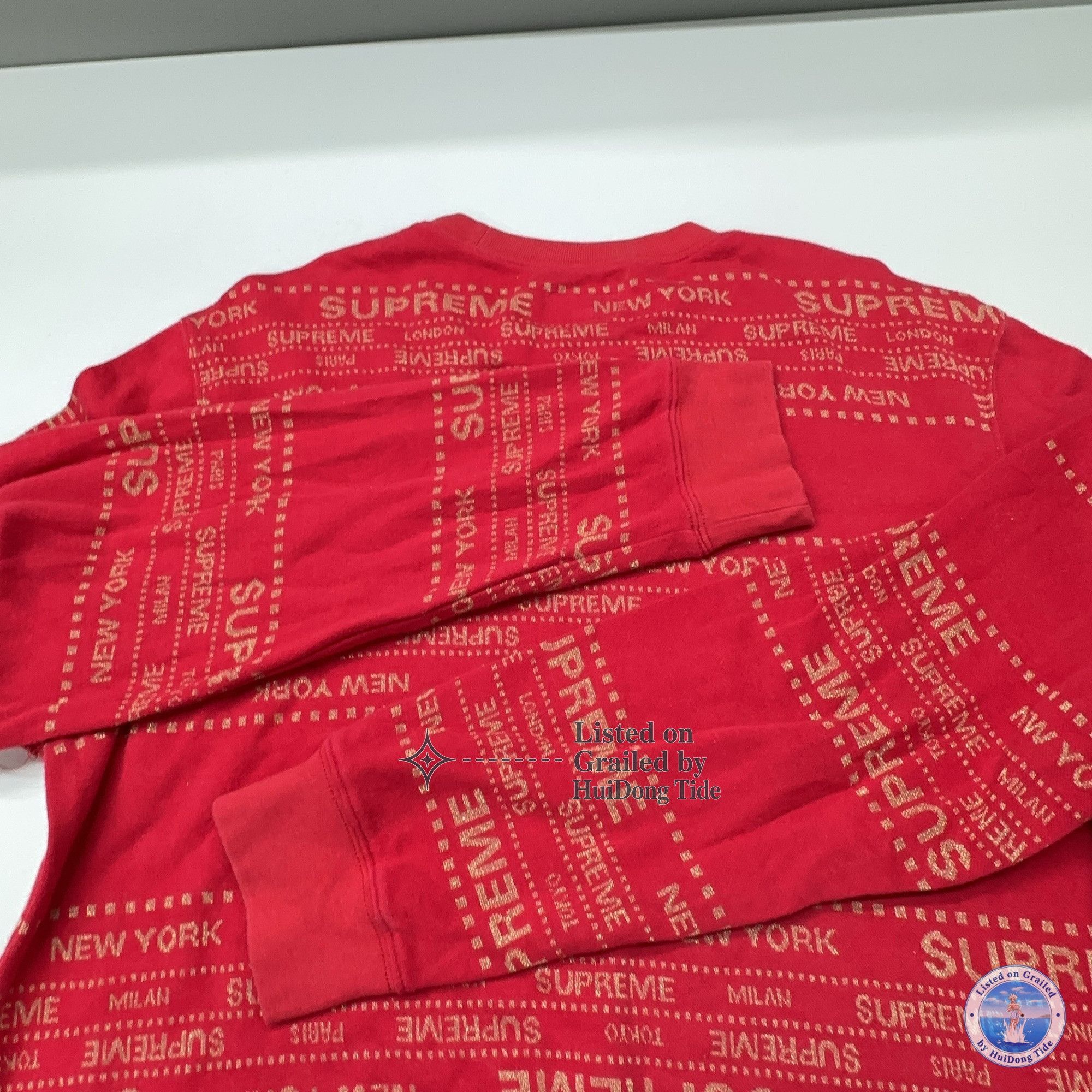Supreme Supreme Metallic Jacquard Crewneck Size M. Size US M / EU 48-50 / 2 - 7 Thumbnail