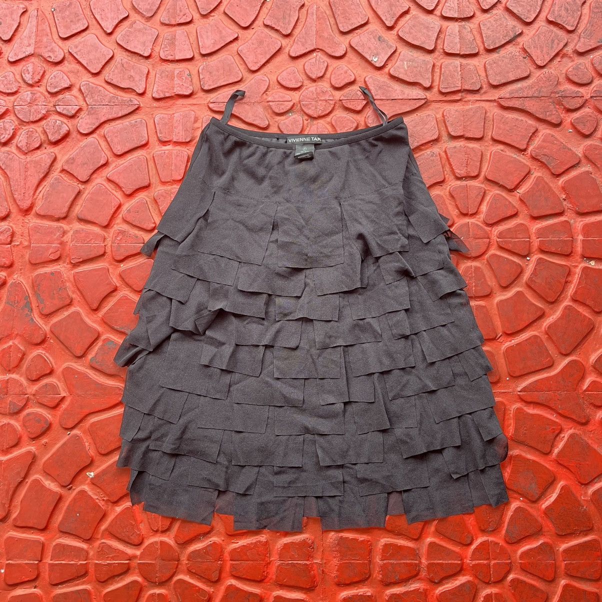 Vivienne Tam VIVIENNE TAM 90s / FRINGE SKIRT Size 28" / US 6 / IT 42 - 1 Thumbnail