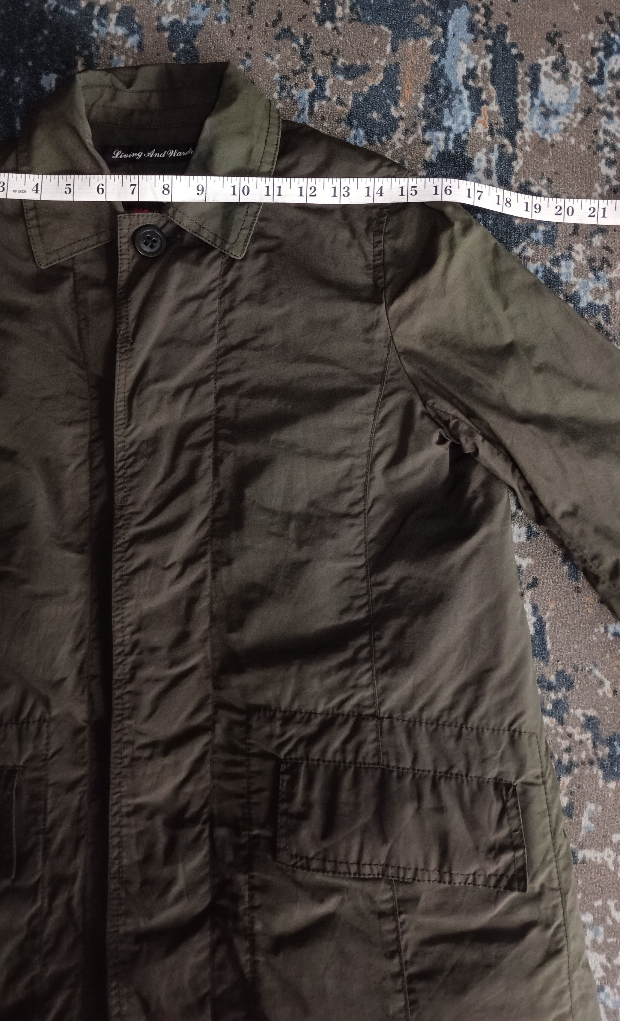 WARDROBE.NYC Living and Wardrobe Trench Coat Nylon Men Jacket Size US M / EU 48-50 / 2 - 13 Thumbnail