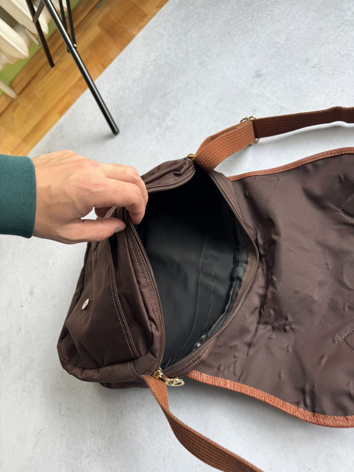 Longchamp Vintage Longchamp Crossbody Distressed bag Size ONE SIZE - 12 Thumbnail