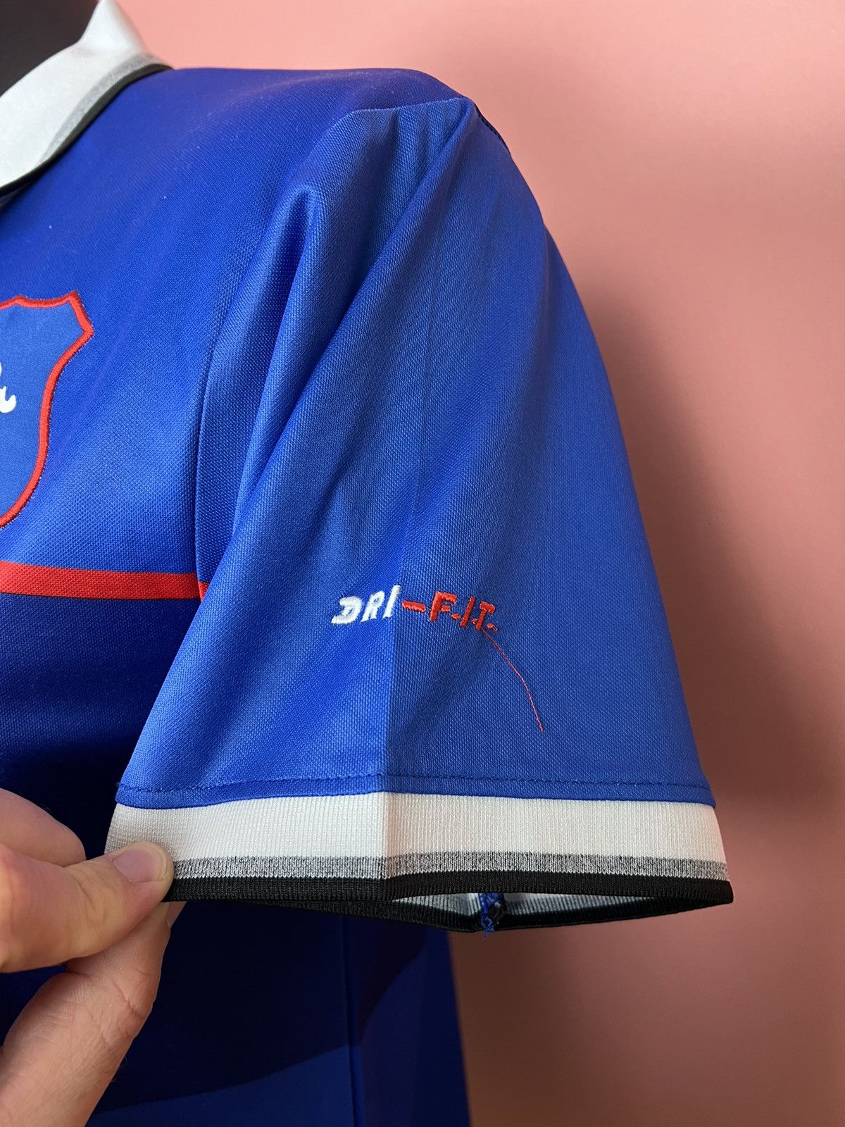 Nike × Vintage nike vintage Rangers soccer jersey football vintage 90s Size US L / EU 52-54 / 3 - 6 Thumbnail