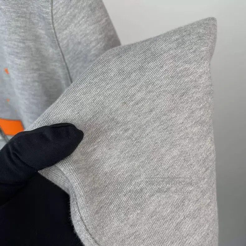 Hermes Hermes Cotton Men's Knit Crewneck Sweater, Grey Size US M / EU 48-50 / 2 - 6 Thumbnail