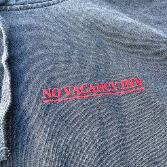 Designer × No Vacancy Inn NEW NO VACANCY INN BLACK CANCELLED FLAMING X HOODIE SZ LARGE Size US L / EU 52-54 / 3 - 5 Thumbnail