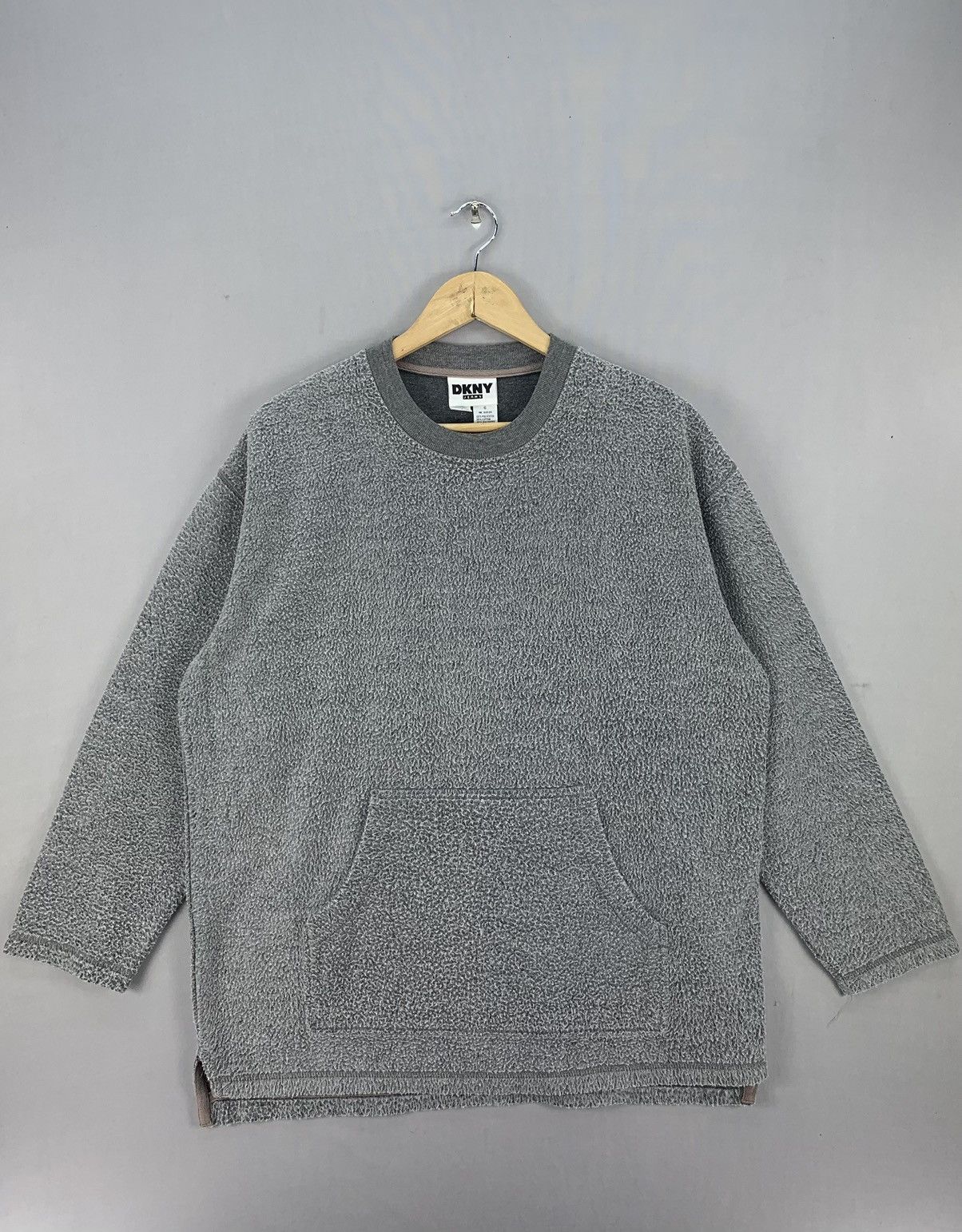 DKNY Vintage DKNY USA Baggy Pullover Oversize Sweatshirt Size US L / EU 52-54 / 3 - 1 Thumbnail
