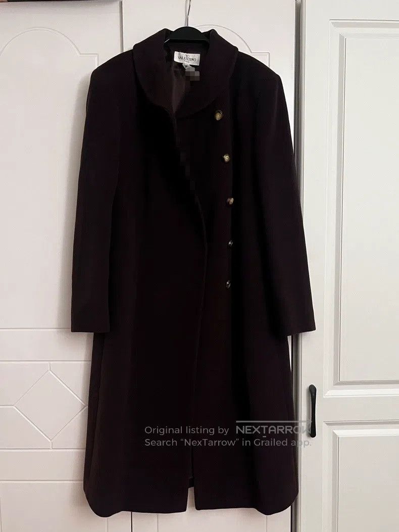 Valentino Valentino Chocolate wool coat Size S / US 4 / IT 40 - 2 Thumbnail