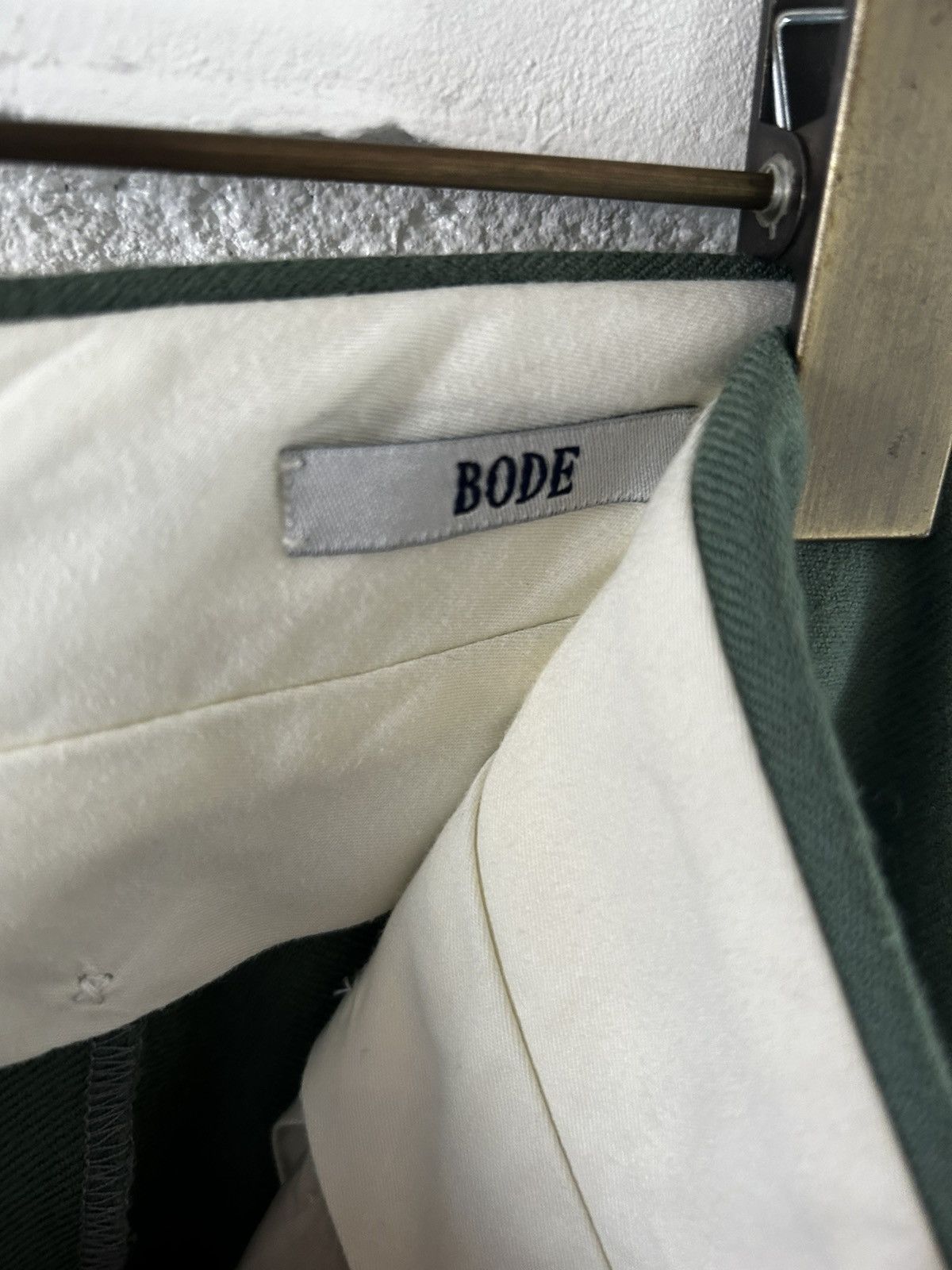 Bode Bode Wool Twill Piping Detail (sz 34) Size US 34 / EU 50 - 3 Thumbnail