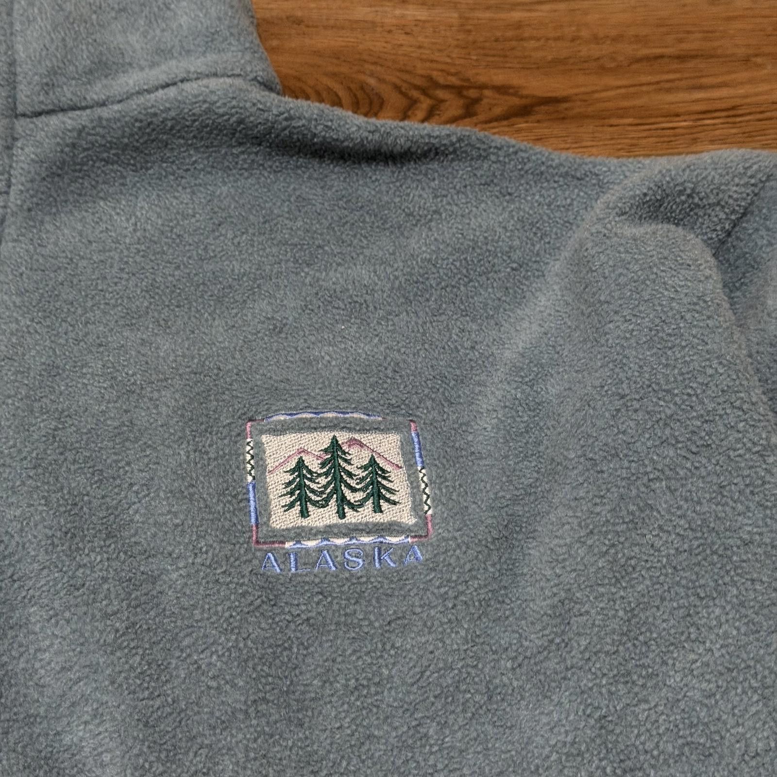 Other Vintage 90s Alaska Fleece Zip Up Polar Graphics Size XL / US 12-14 / IT 48-50 - 9 Thumbnail