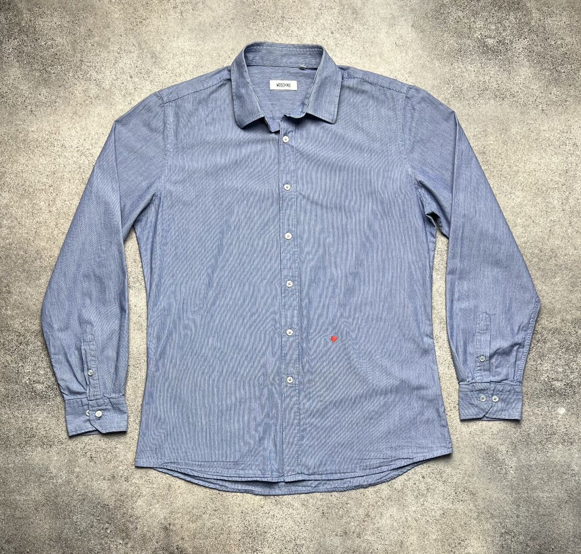 Moschino × Vintage Moschino vintage striped shirt Size US M / EU 48-50 / 2 - 1 Thumbnail