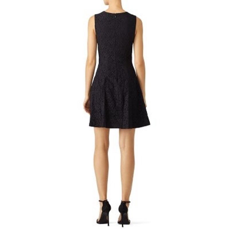 Derek Lam 10 Crosby 10 Crosby Derek Lam | Black Lace A-line Mini Dress | 4 Size S / US 4 / IT 40 - 4 Thumbnail