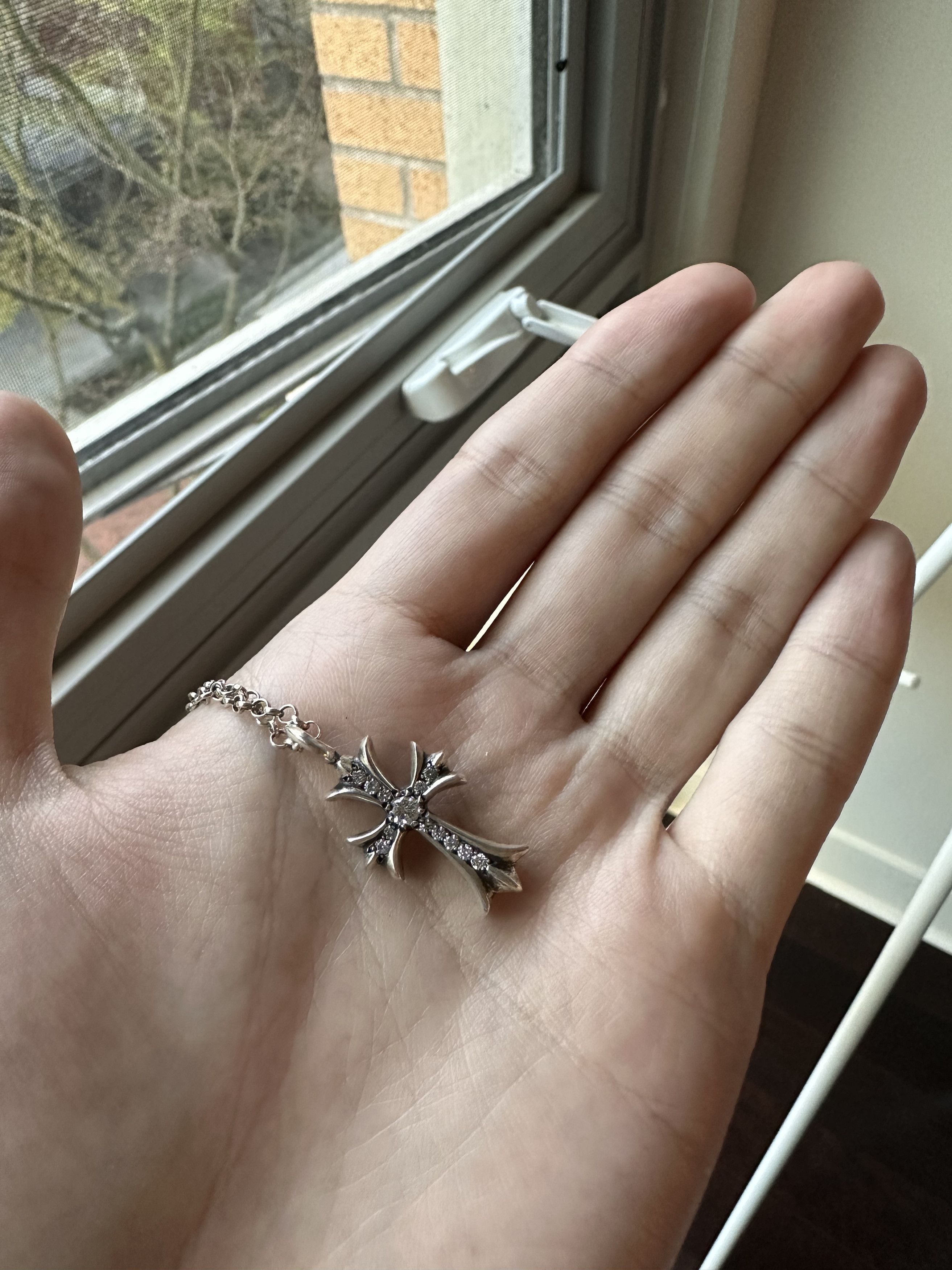 CHROME HEARTS CH Cross Pave Diamond