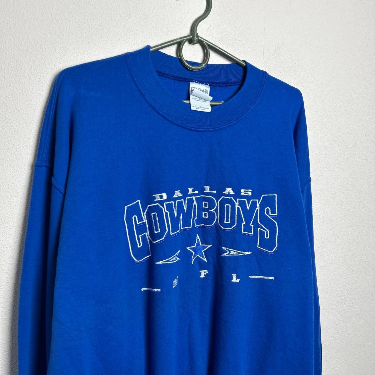 NFL Vintage NFL Dallas Cowboys Big logo 90s sport sweatshirt Size US L / EU 52-54 / 3 - 2 Thumbnail