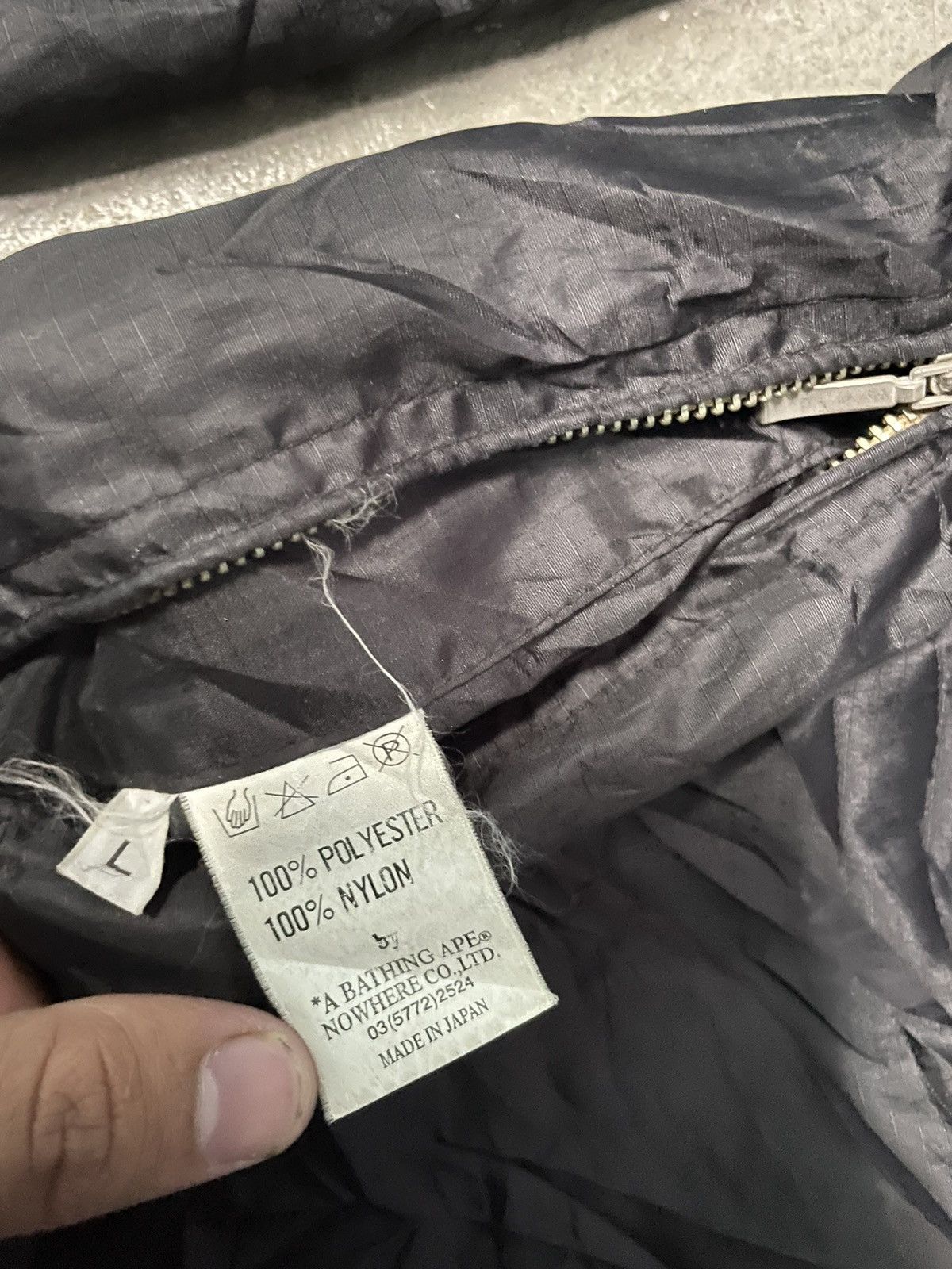 Other A BATHING APE REVERSIBLE NYLON JACKET Size US L / EU 52-54 / 3 - 4 Thumbnail