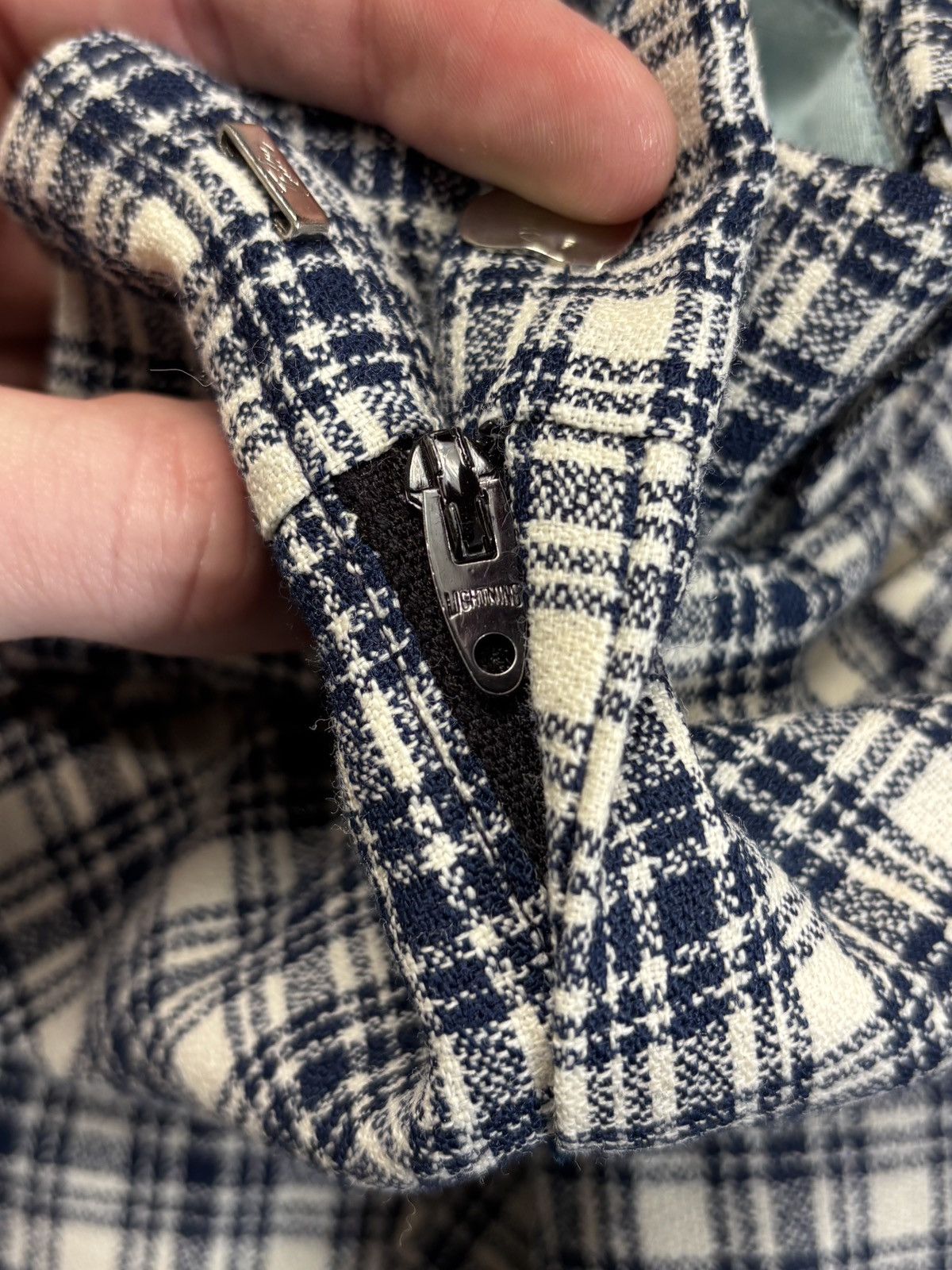 Sears × Vintage 1960s Plaid Trousers Vintage Don Parker Polyester Pants 70s Size US 34 / EU 50 - 5 Thumbnail