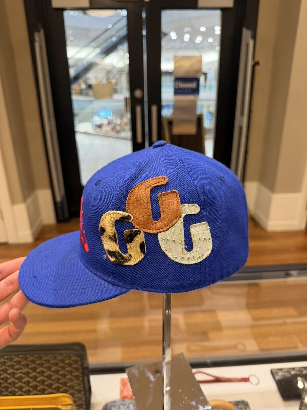 Gallery Dept. Gallery Dept. “Art That Kills” G Patch Fitted Hat - Blue Size ONE SIZE - 2 Thumbnail