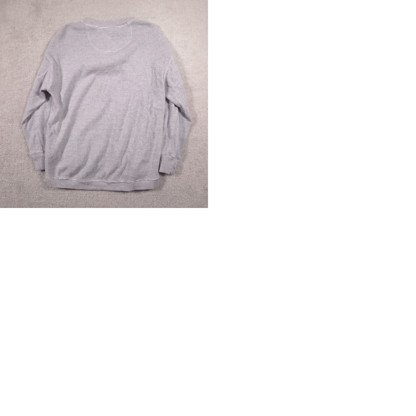 Vintage Aerie Sweater Womens XS Gray Stripe Waffle Knit Crewneck Raglan Long Sleeve Size XS / US 0-2 / IT 36-38 - 9 Thumbnail