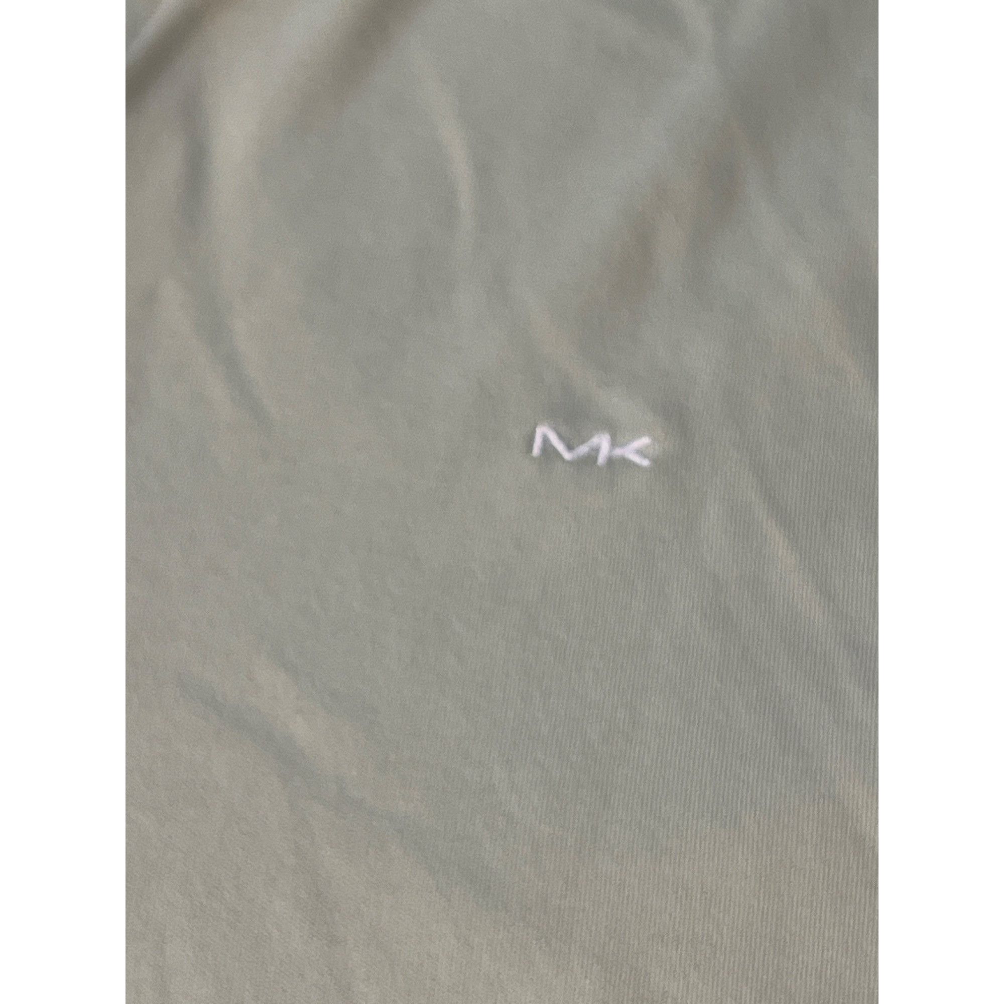 Michael Kors Michael Kors Light Green Polo Shirt Embroidered MK Logo Shor Size US M / EU 48-50 / 2 - 2 Thumbnail