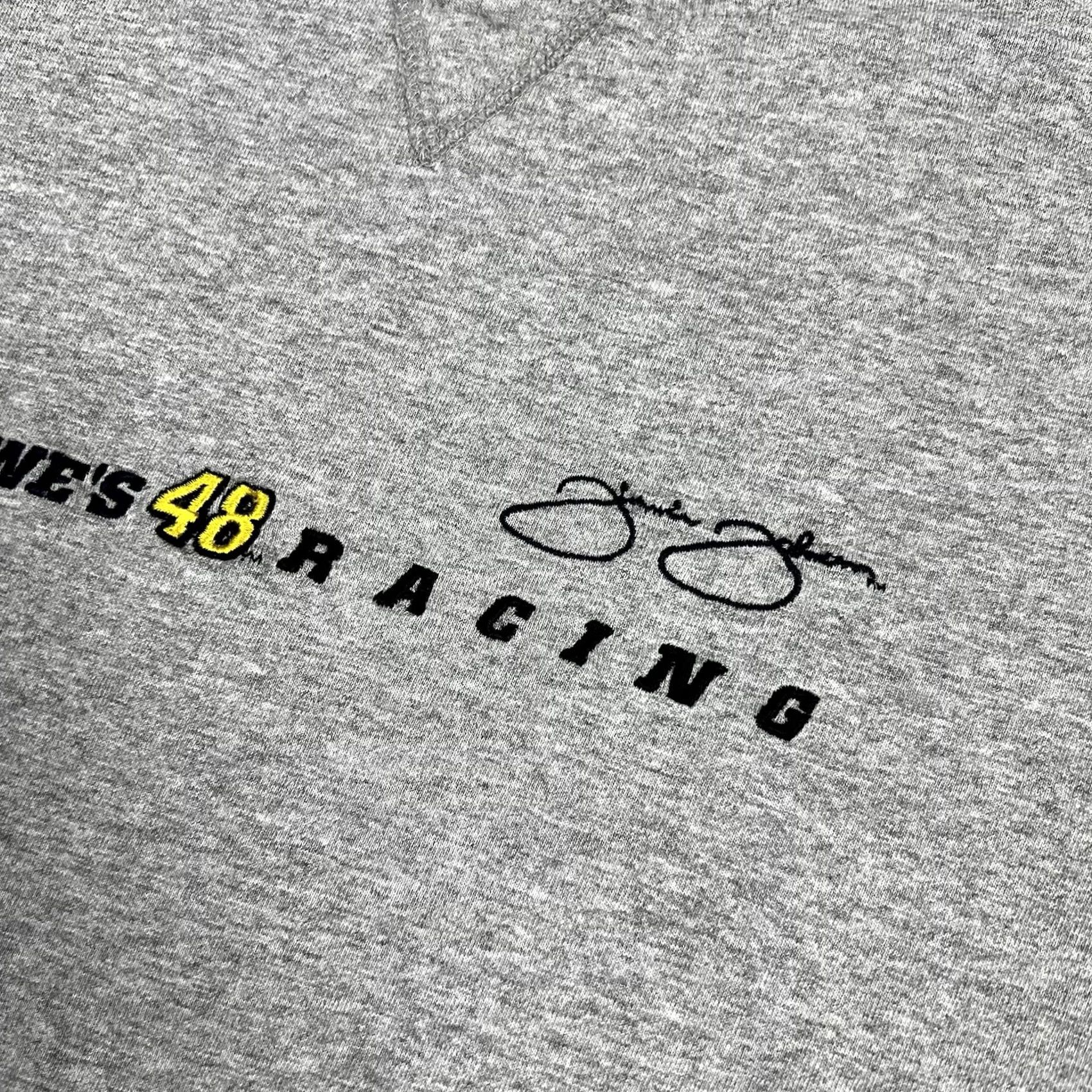 Chase Authentics VINTAGE Chase Authentics Embroidered Logo Gray T-Shirt Large Embroidered Racing Size US L / EU 52-54 / 3 - 5 Thumbnail