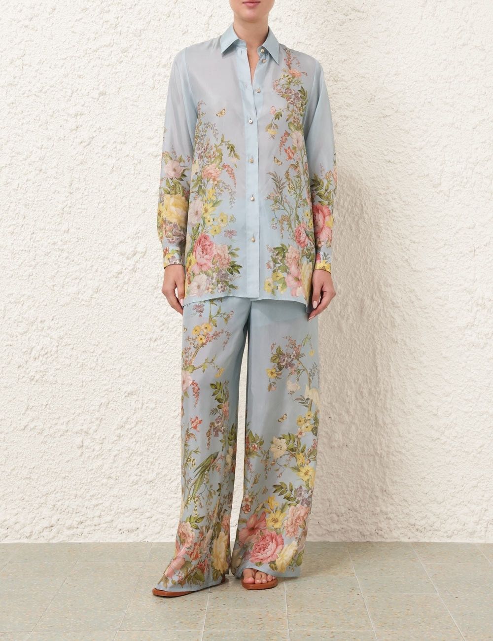 Zimmermann oc11z0525 Waverly Relaxed Sweatpant in Multicolor Size 26" / US 2 / IT 38 - 2 Thumbnail