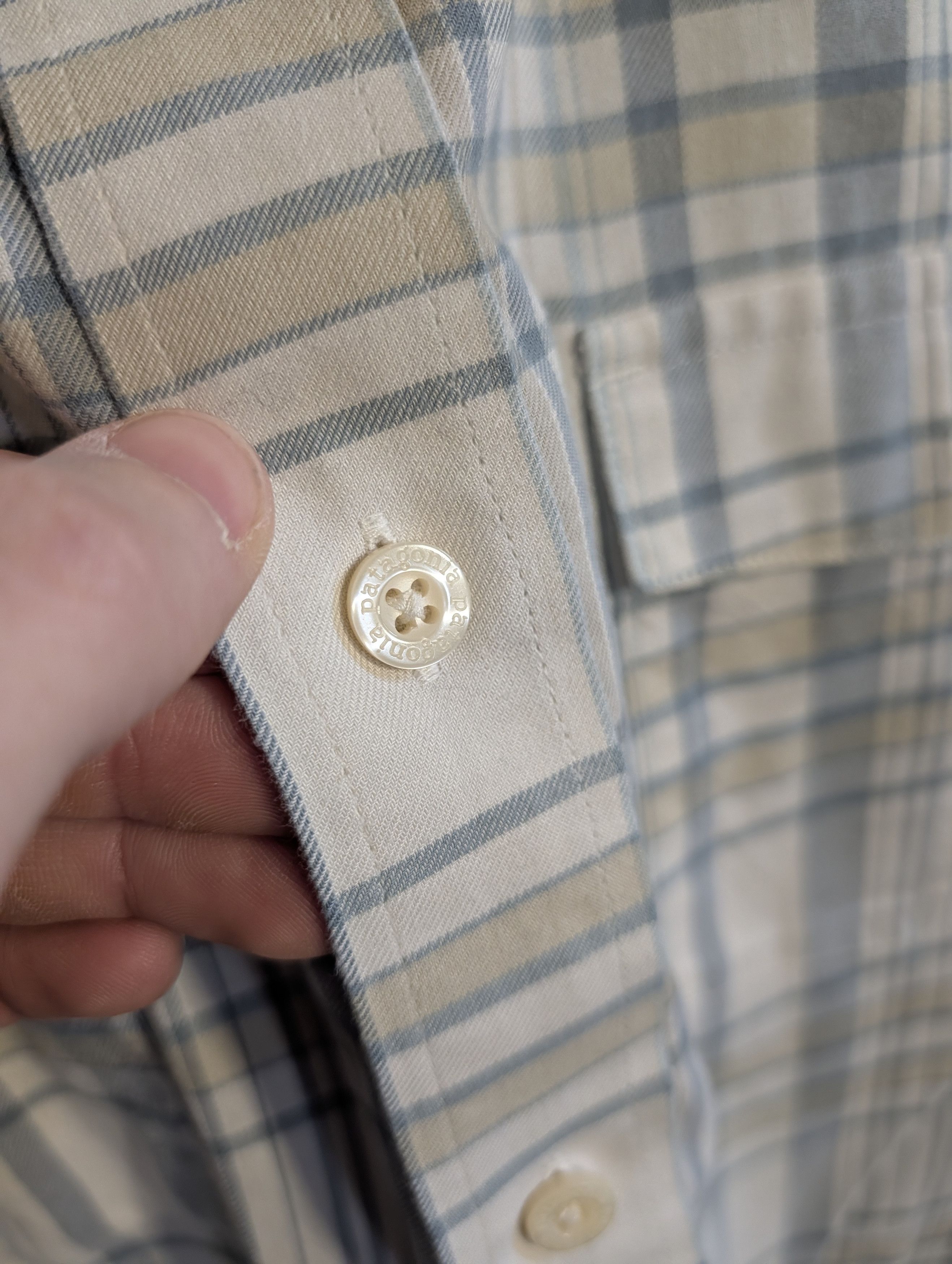Patagonia Light flannel plaid organic dual chest pocket shirt Size US L / EU 52-54 / 3 - 4 Thumbnail