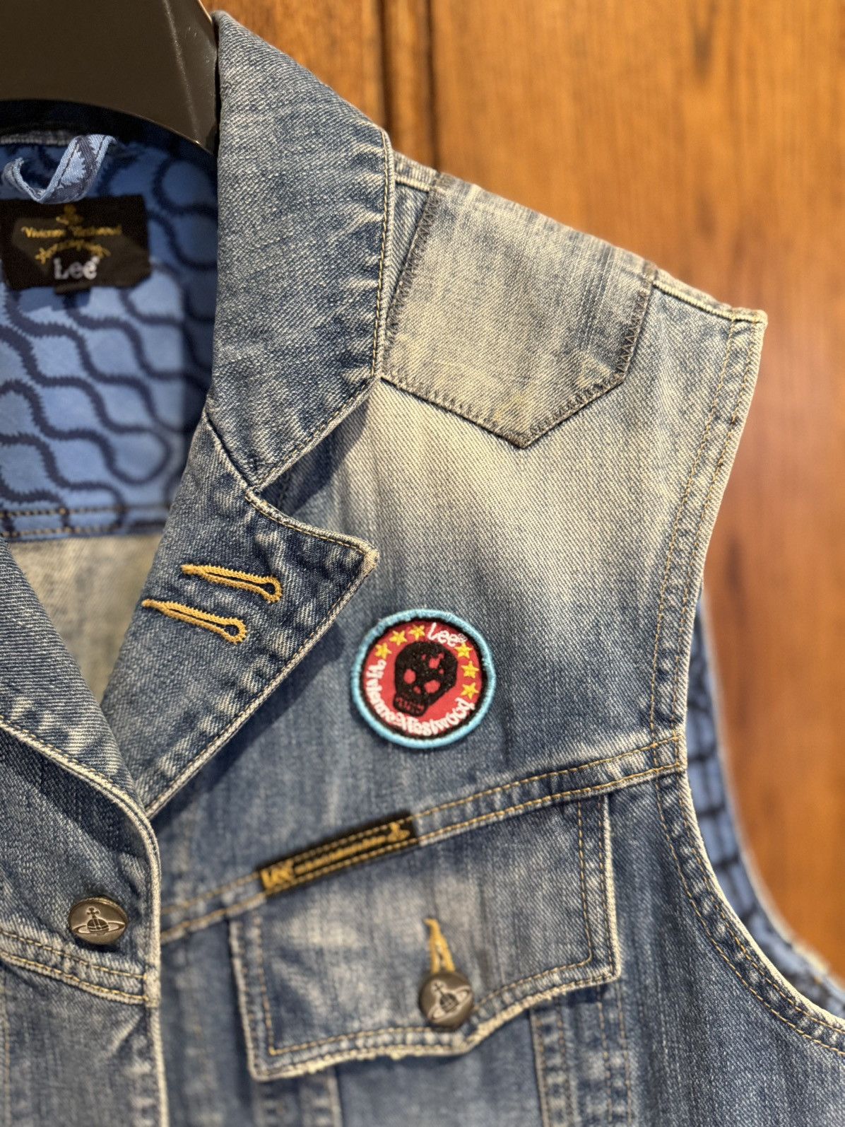 Lee × Vivienne Westwood Vivienne Westwood Anglomania seditionaries denim vest jacket Size US L / EU 52-54 / 3 - 2 Thumbnail