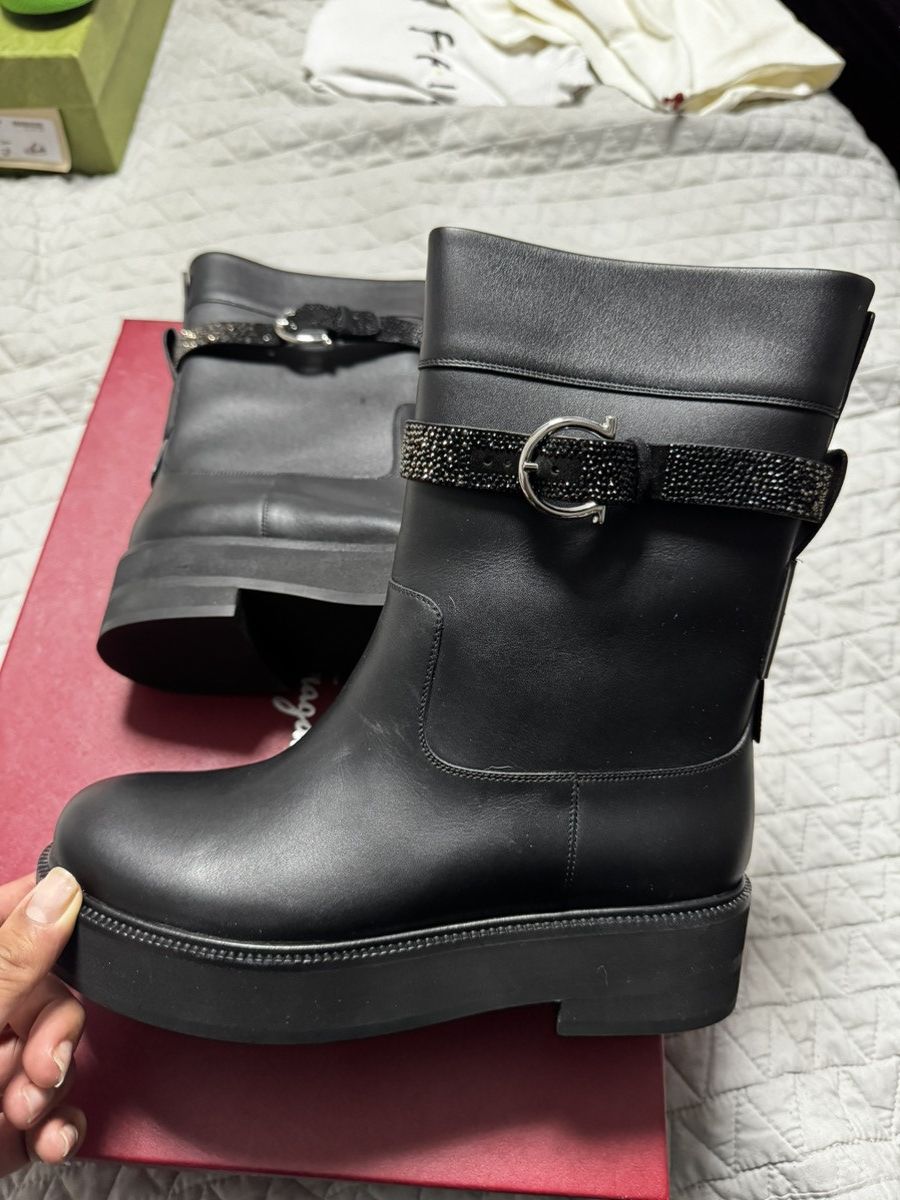 Salvatore Ferragamo Salvatore Ferragamo Rain Boots Size US 7 / IT 37 - 1 Thumbnail