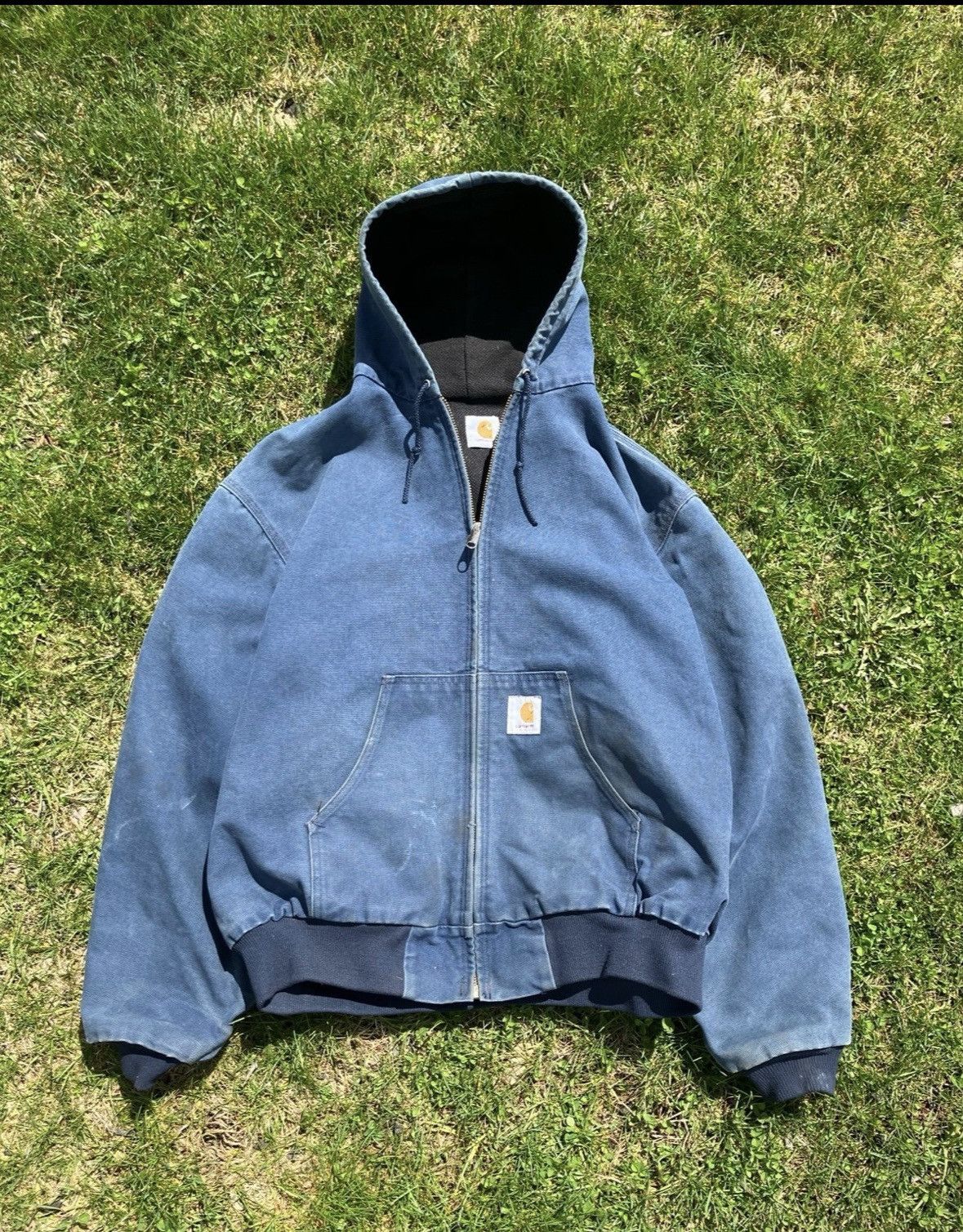 image of Carhartt Jr102 Active Jacket | Detroit Jacket in Blue, Men's (Size XL)