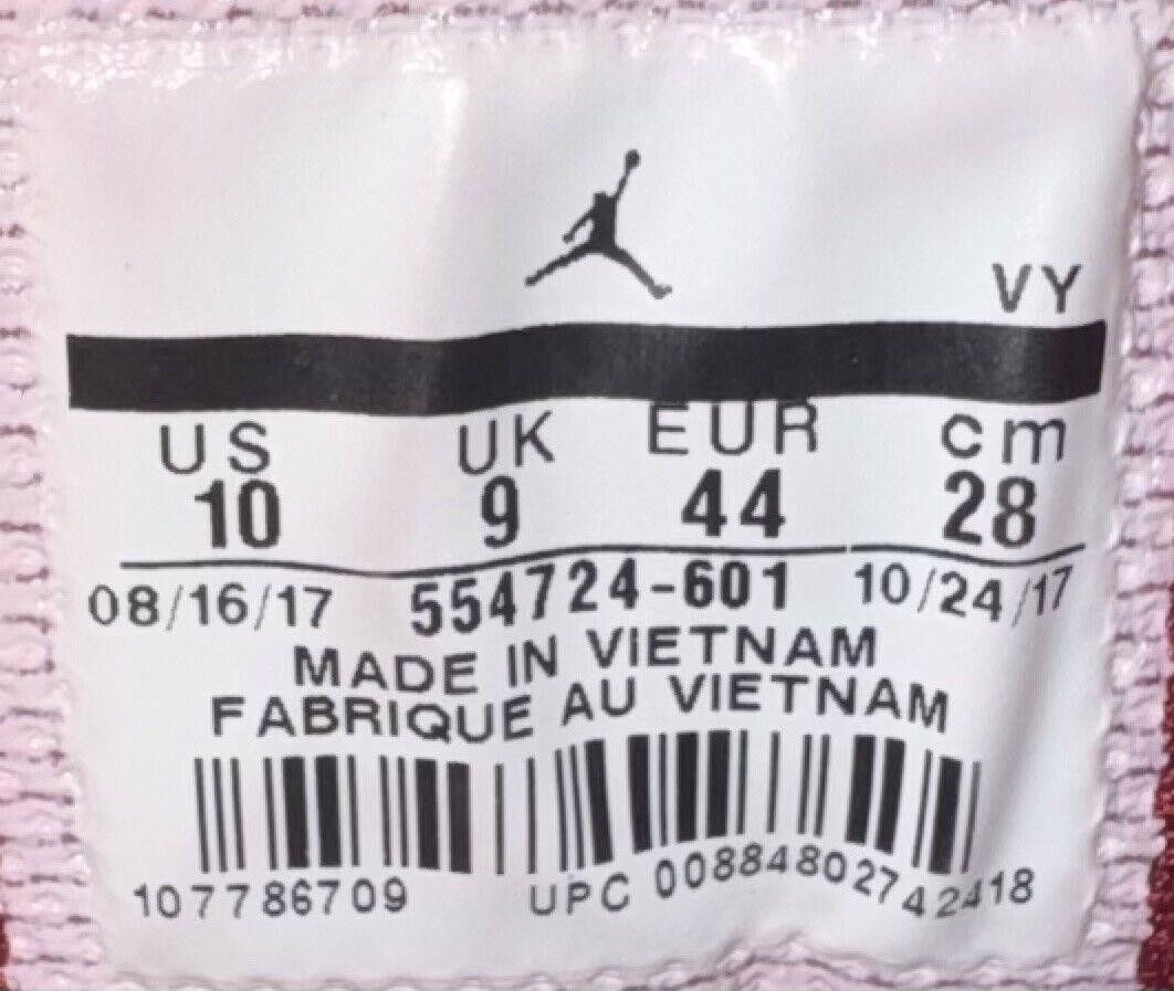 Jordan Brand Nike Air Jordan 1 Retro Mid Team Red Black 554724-601 Sz 10 Size US 10 / EU 43 - 9 Thumbnail