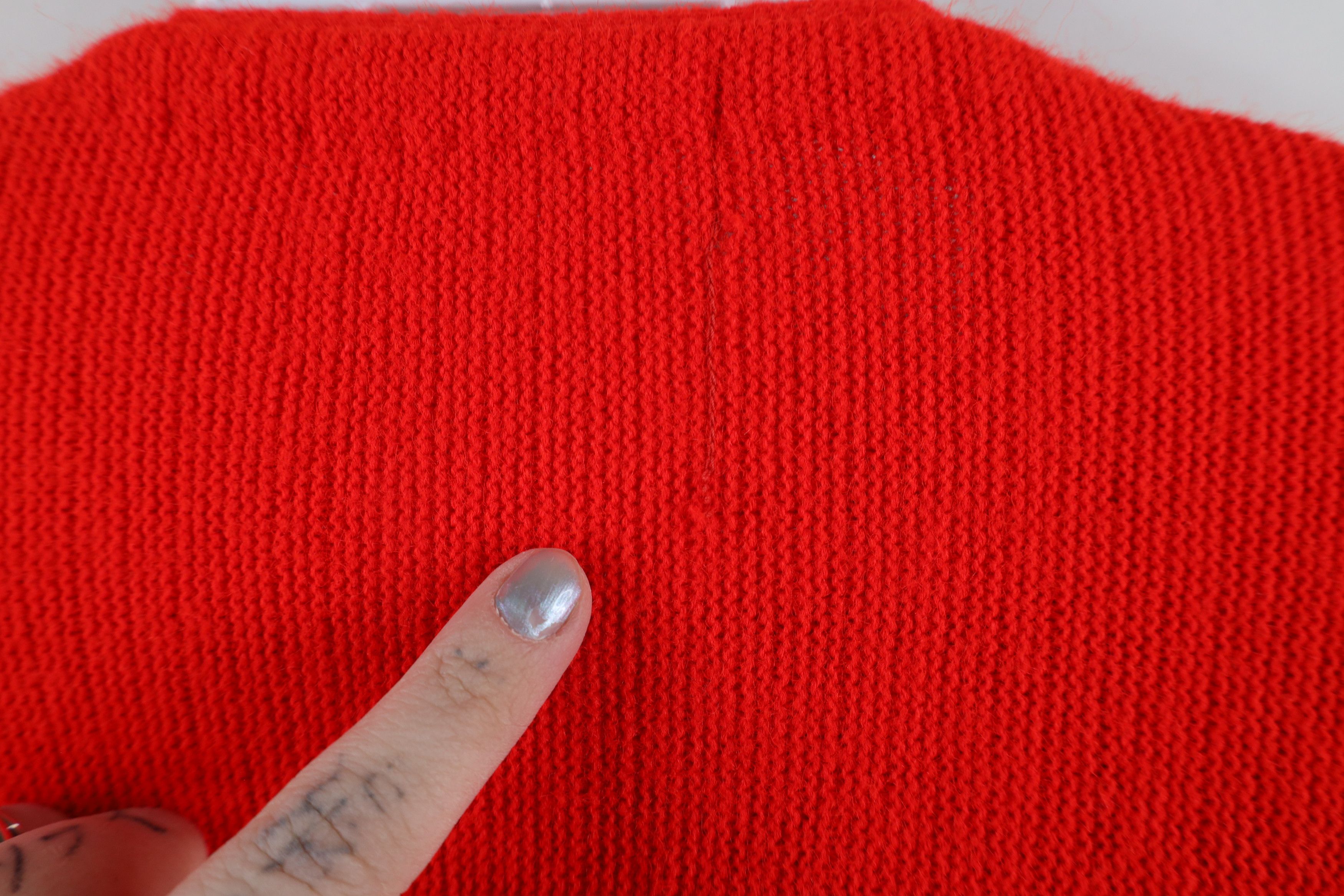 Vintage Vintage 50s 60s Streetwear Knit Cardigan Sweater Red USA Size US M / EU 48-50 / 2 - 8 Thumbnail