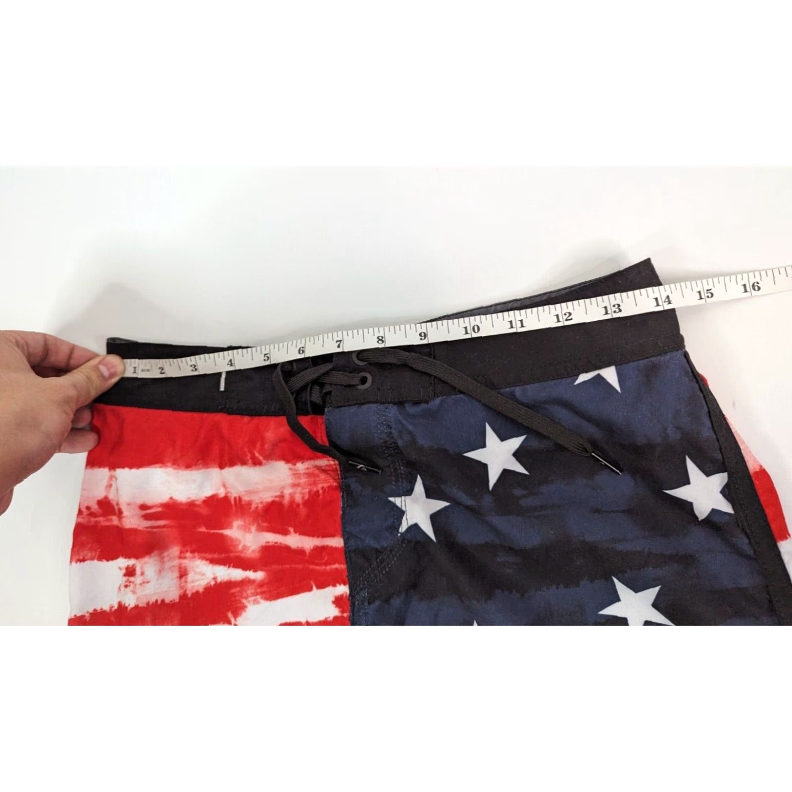 Quiksilver Quiksilver Board Shorts Mens 28 Swim Trunks USA Flag Multicolor Red Blue Size US 28 / EU 44 - 5 Thumbnail