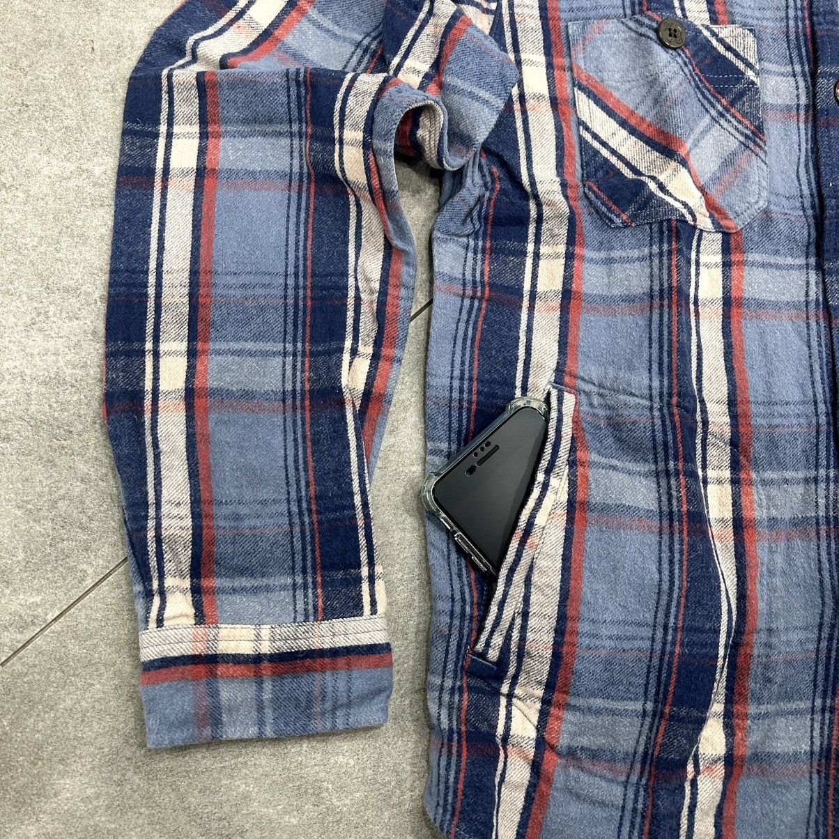 Manastash Vintage 90s Manastash Flanel Shirt Button Up Long Slevee Size US L / EU 52-54 / 3 - 6 Thumbnail