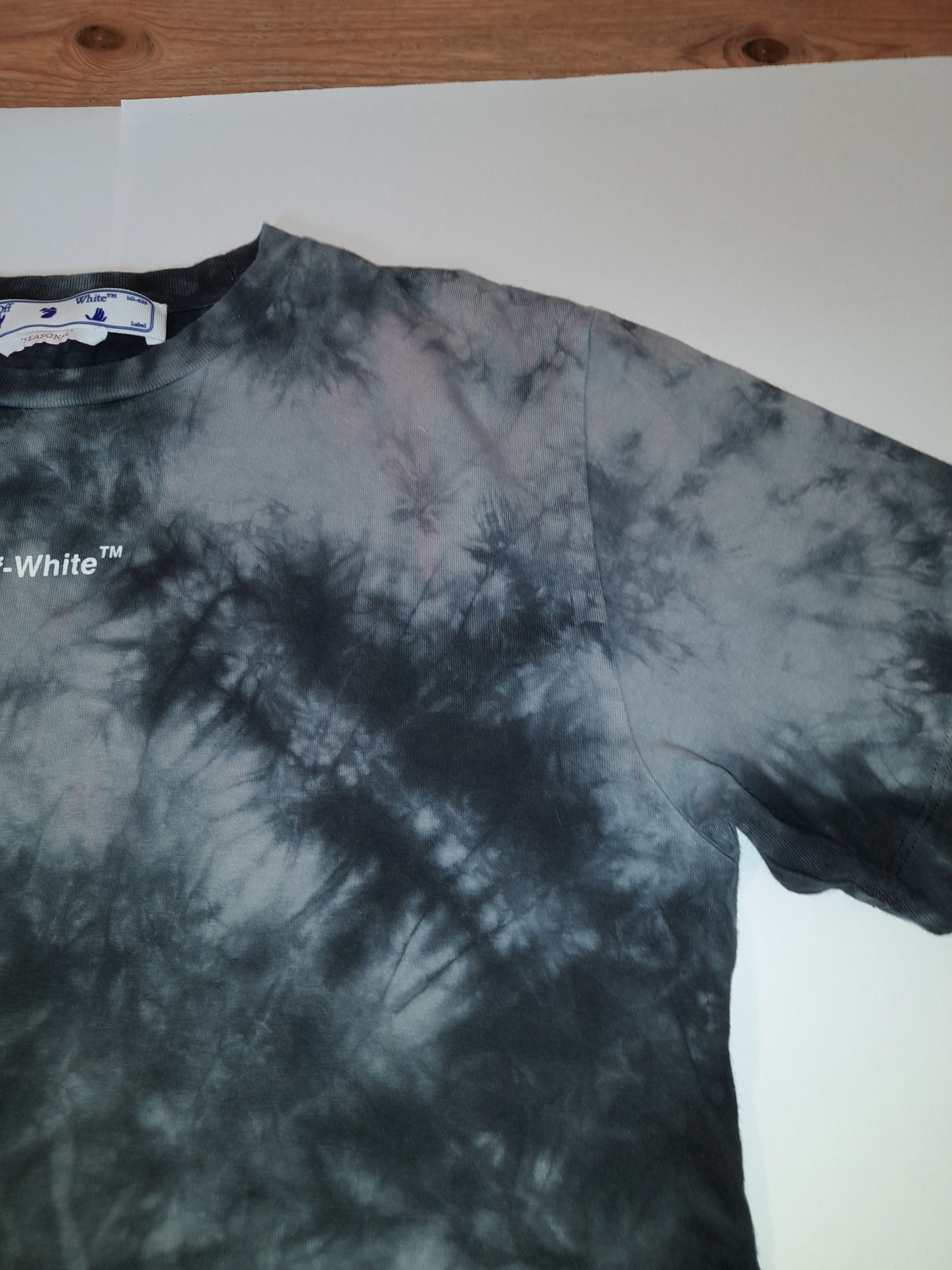 Off-White Off-White tie dye print t-shirt Size US M / EU 48-50 / 2 - 3 Thumbnail