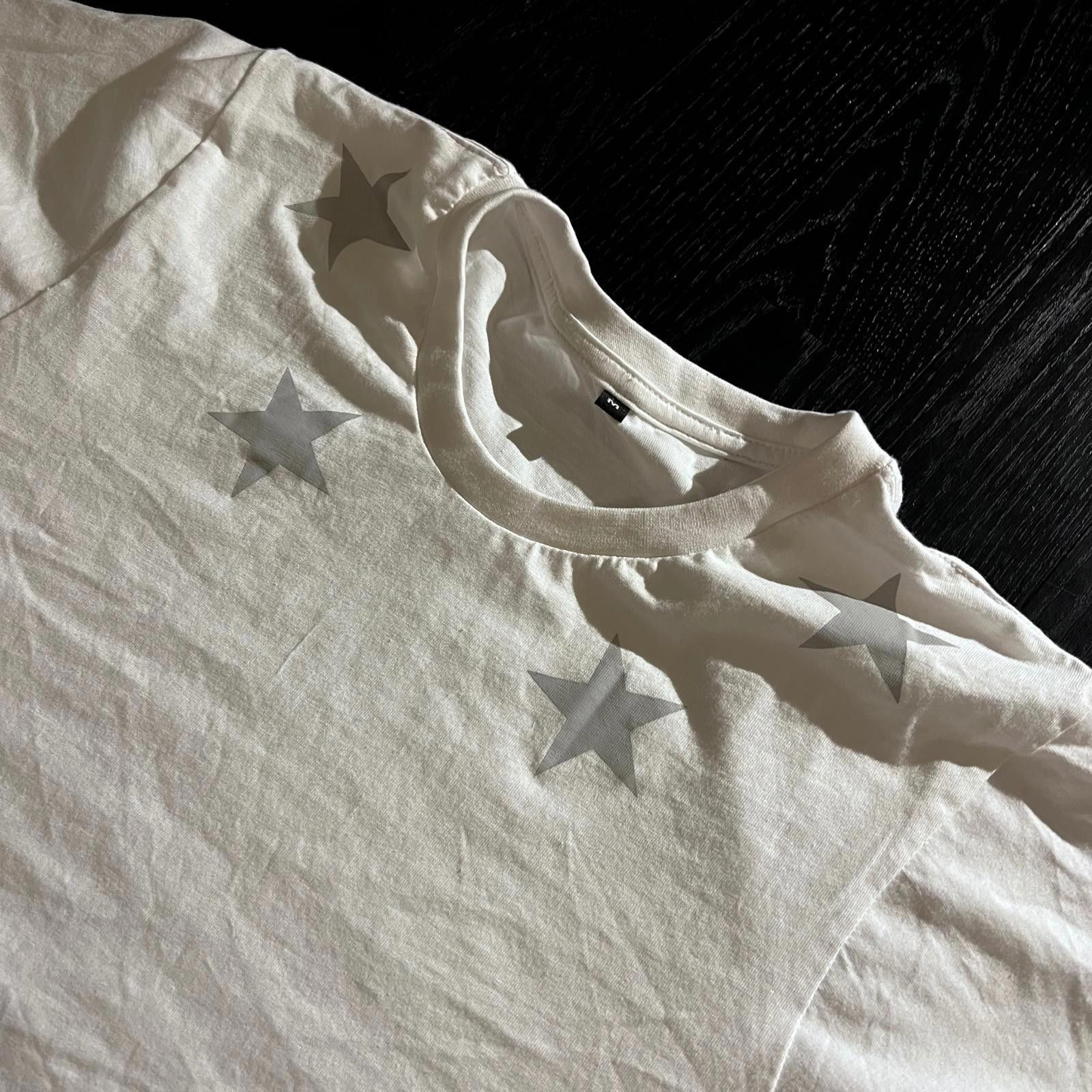Other wastrre Star T-shirt White/Grey Size US M / EU 48-50 / 2 - 2 Thumbnail